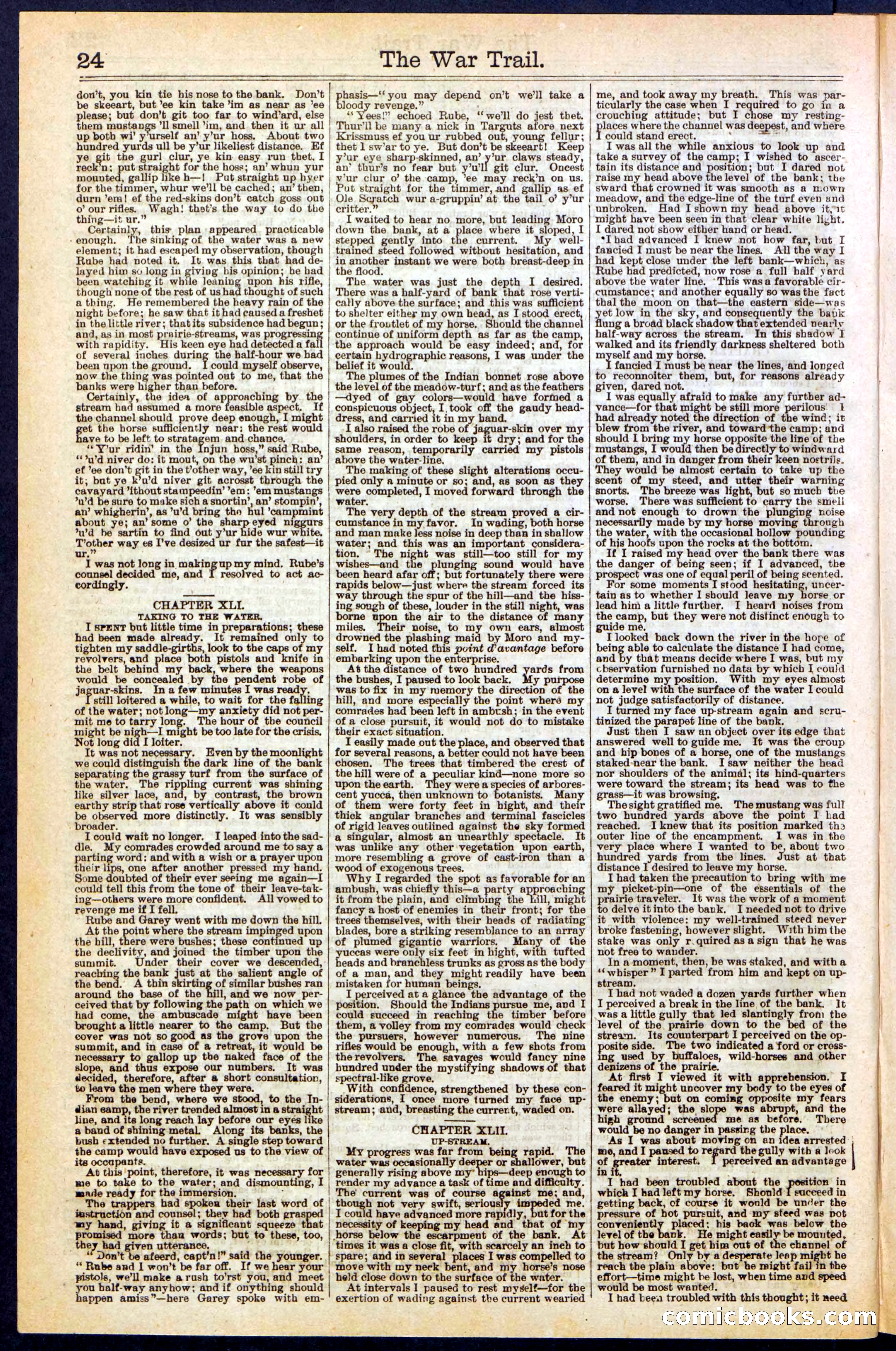 The War Trail; or, The Hunt of the Wild Horse — page 24 of 32