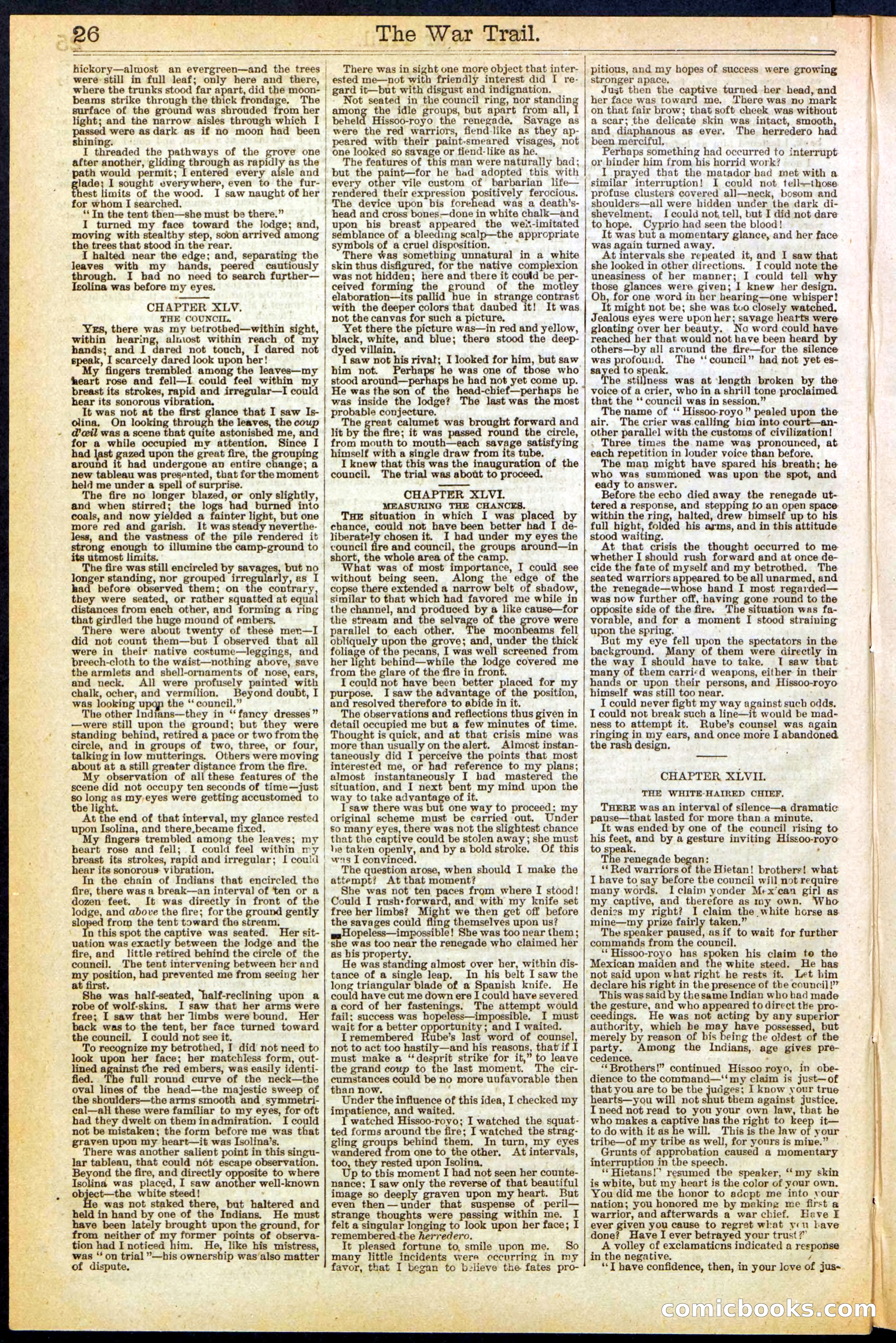 The War Trail; or, The Hunt of the Wild Horse — page 26 of 32