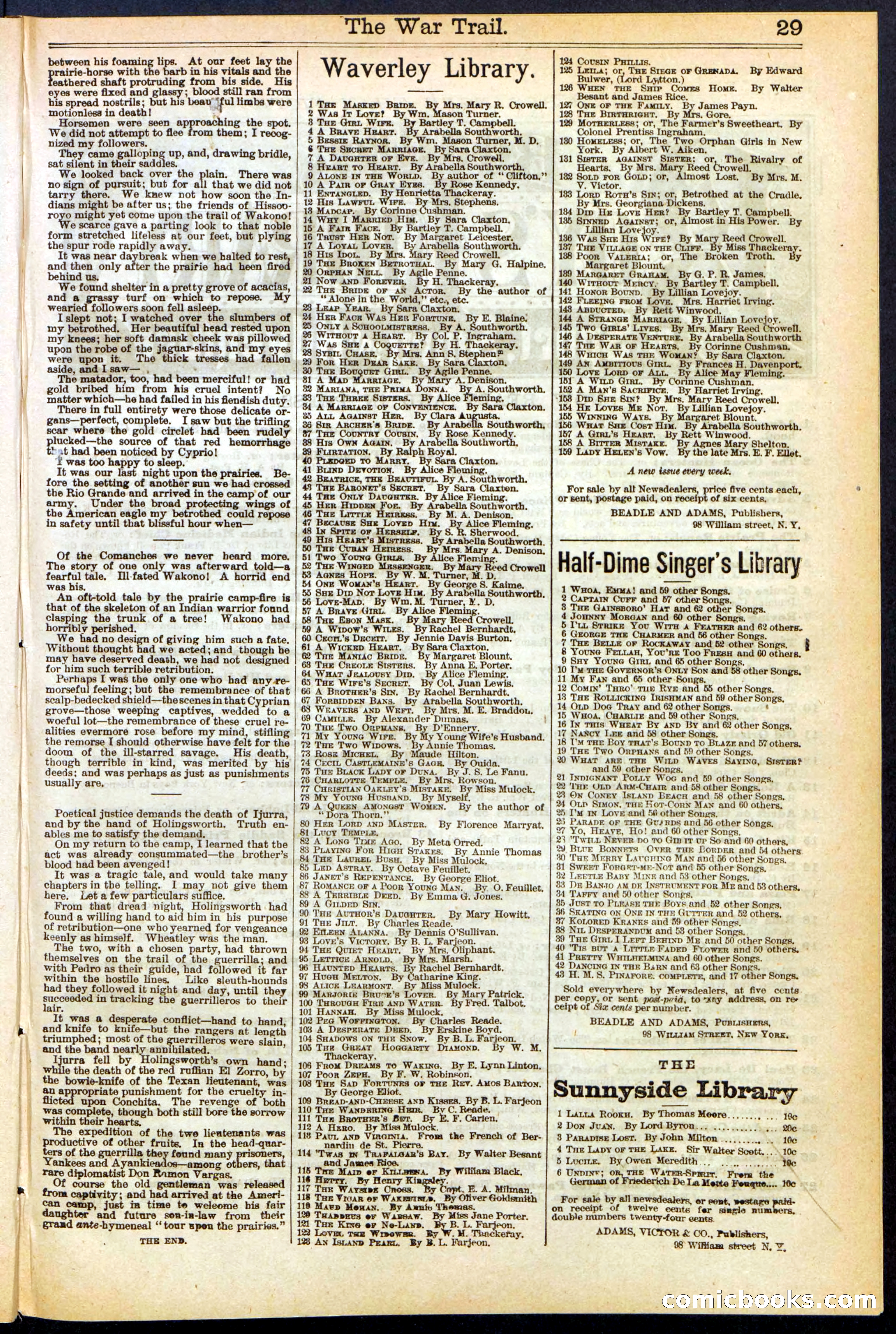 The War Trail; or, The Hunt of the Wild Horse — page 29 of 32