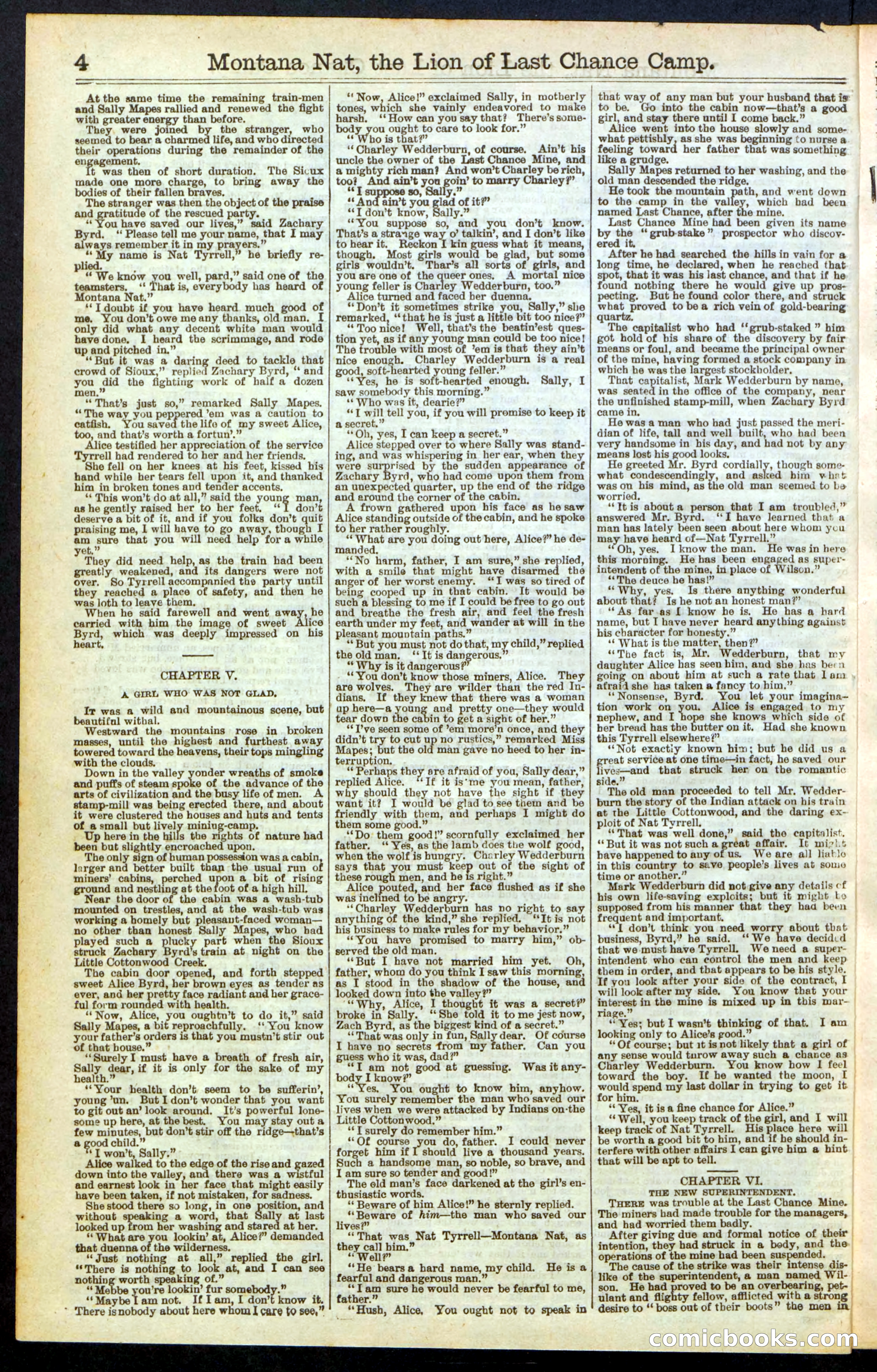 Montana Nat, The Lion of Last Chance Camp — page 4 of 24