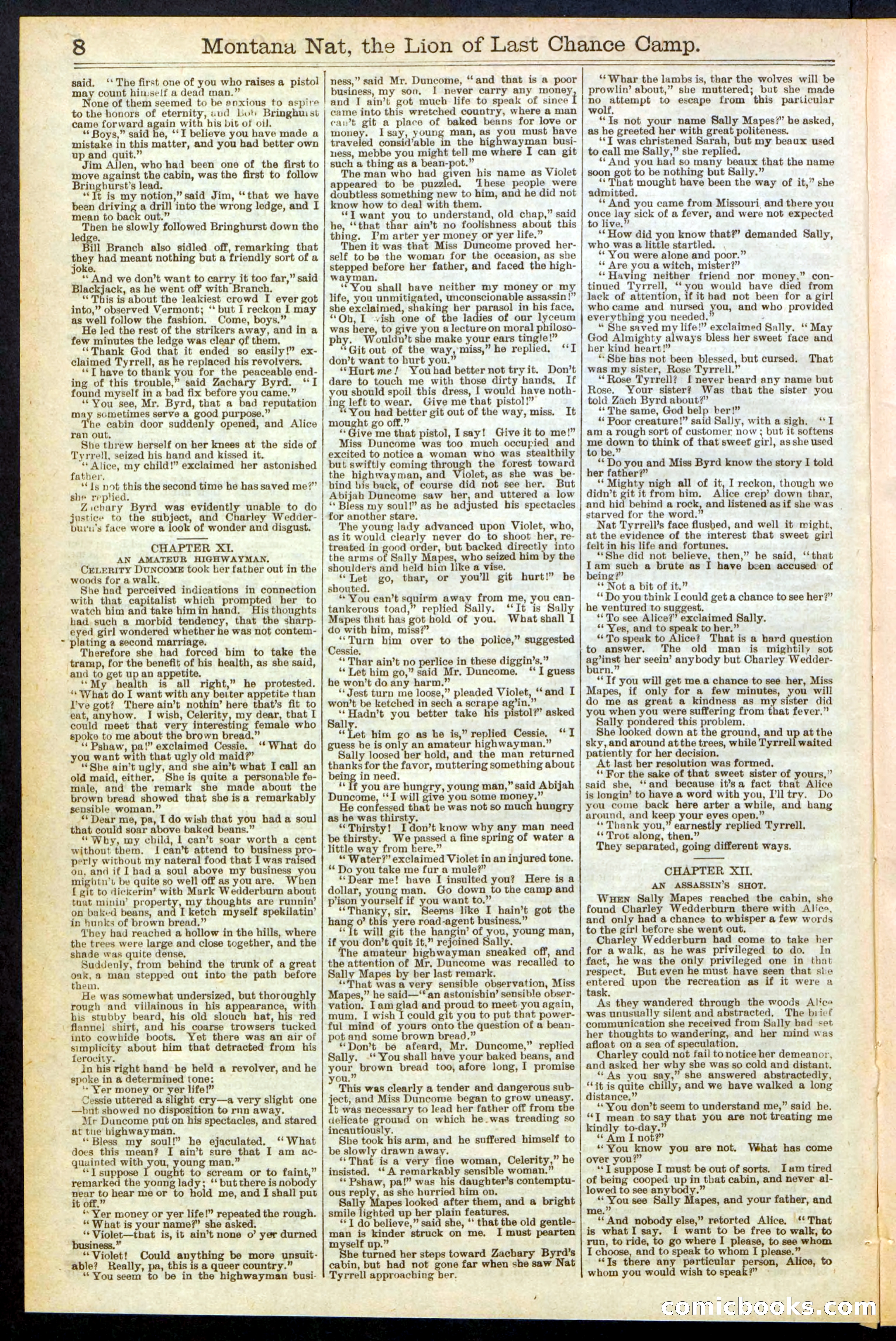 Montana Nat, The Lion of Last Chance Camp — page 8 of 24
