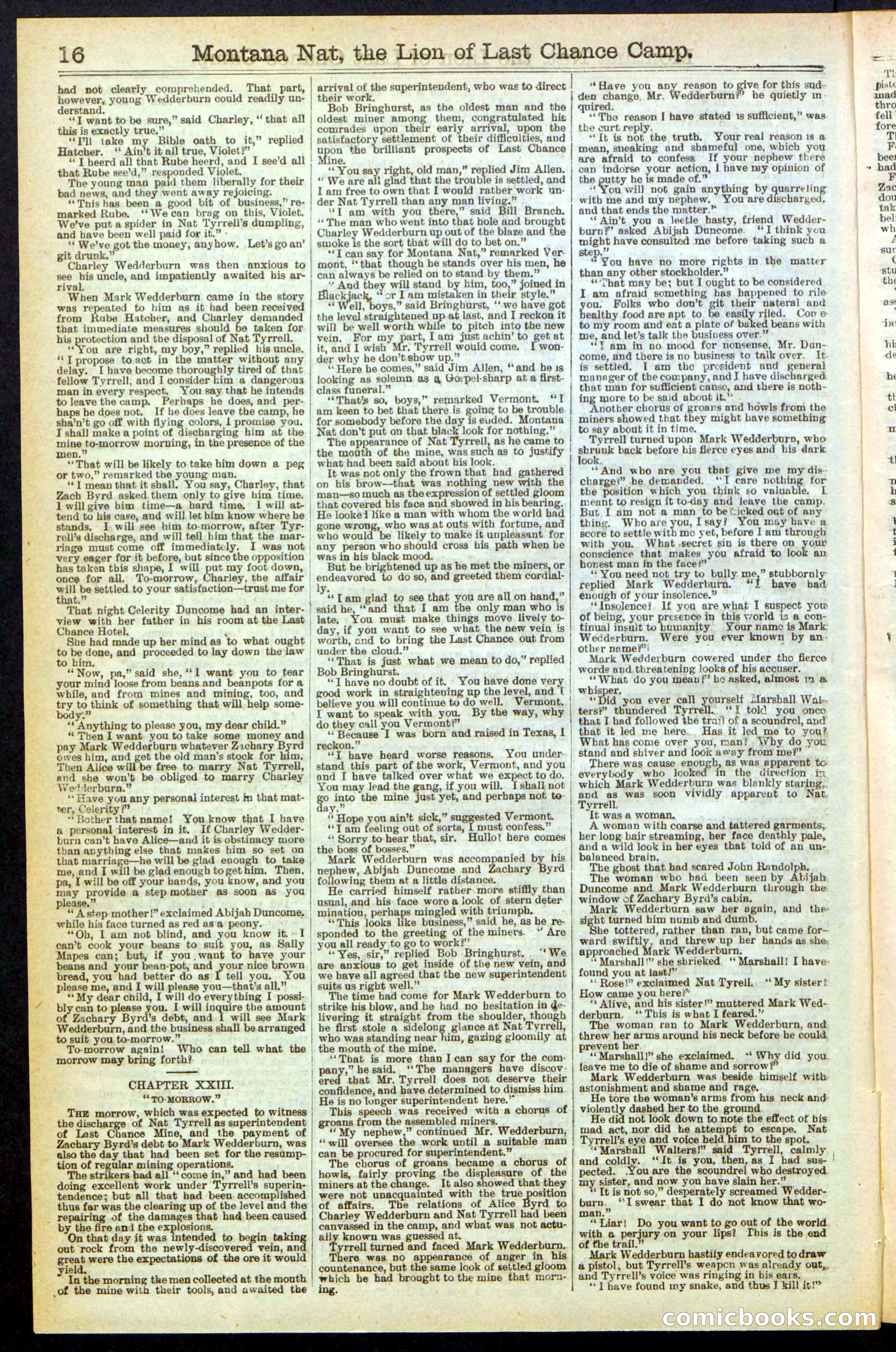 Montana Nat, The Lion of Last Chance Camp — page 16 of 24