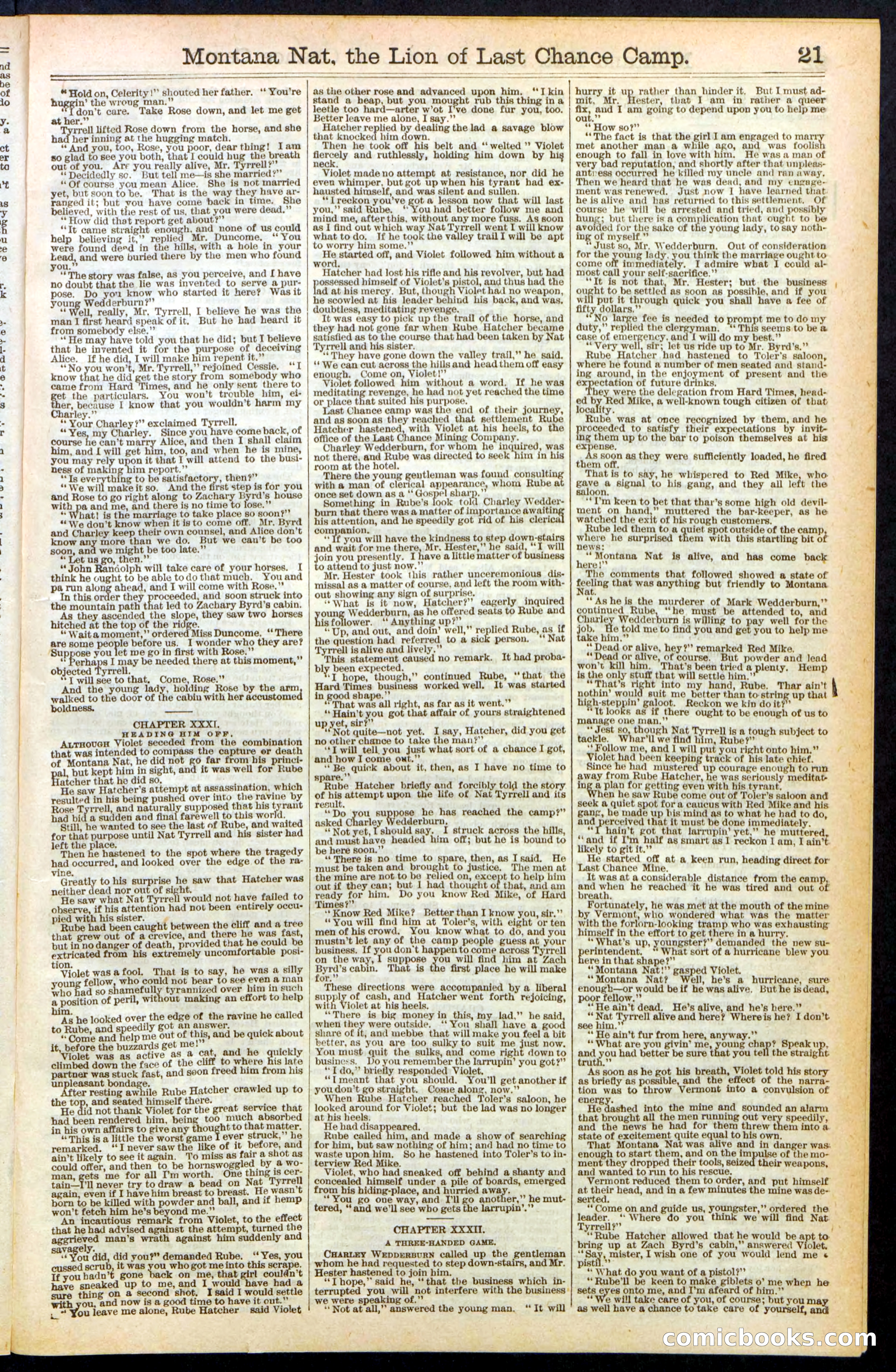 Montana Nat, The Lion of Last Chance Camp — page 21 of 24