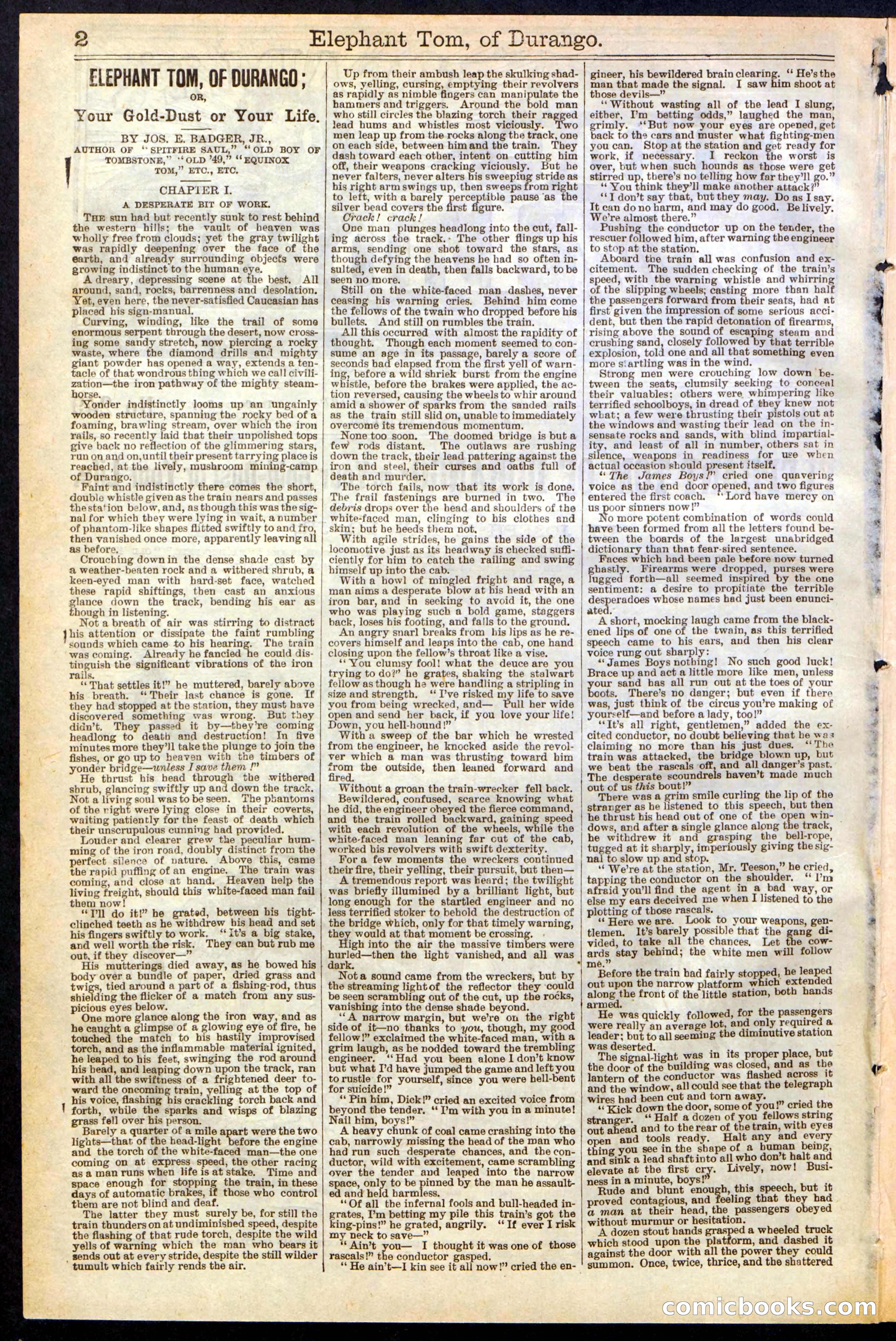 Elephant Tom of Durango — page 2 of 32