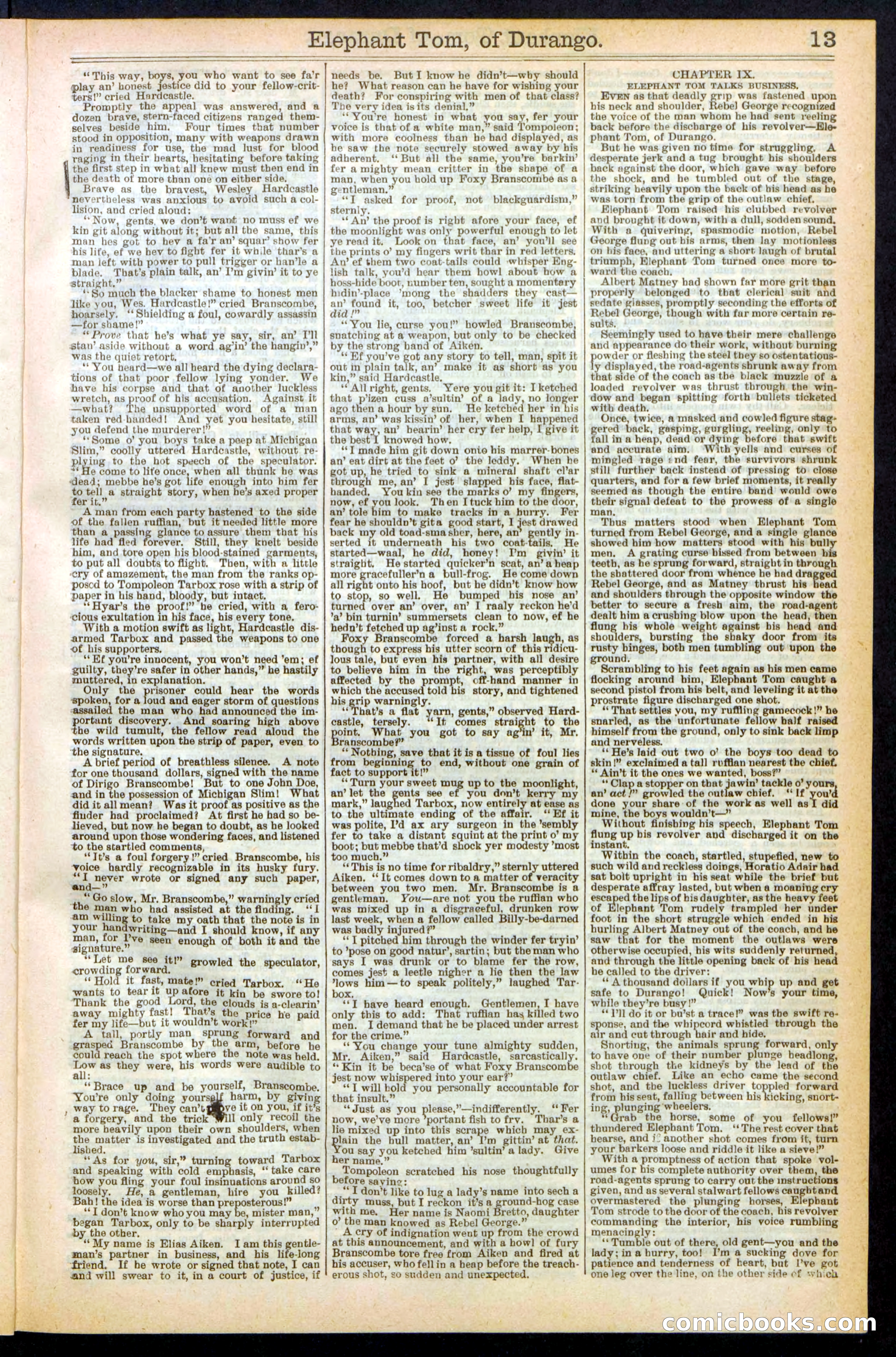 Elephant Tom of Durango — page 13 of 32
