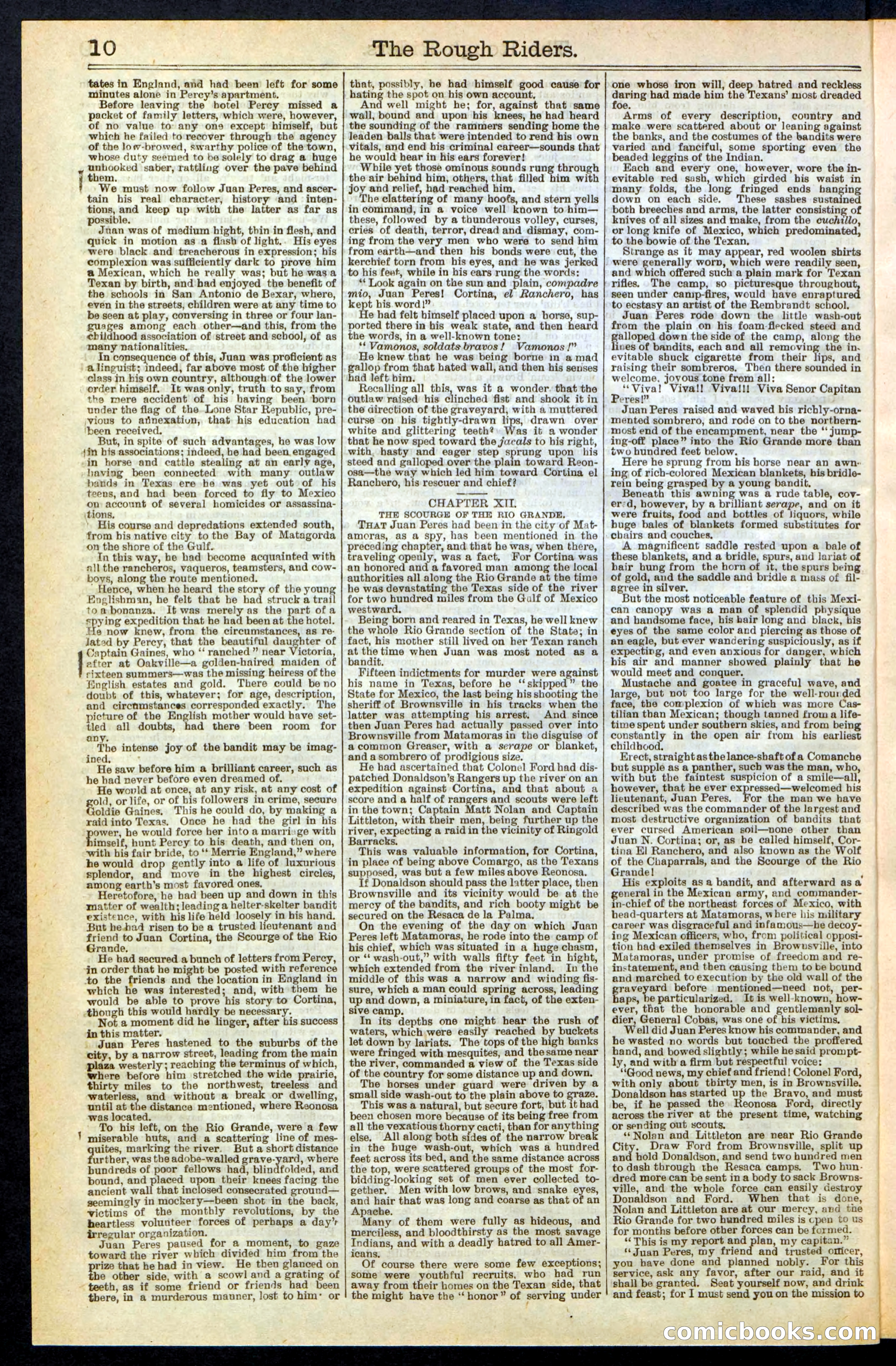 The Rough Riders; or, Sharp Eye, the Seminole Scourge — page 10 of 32