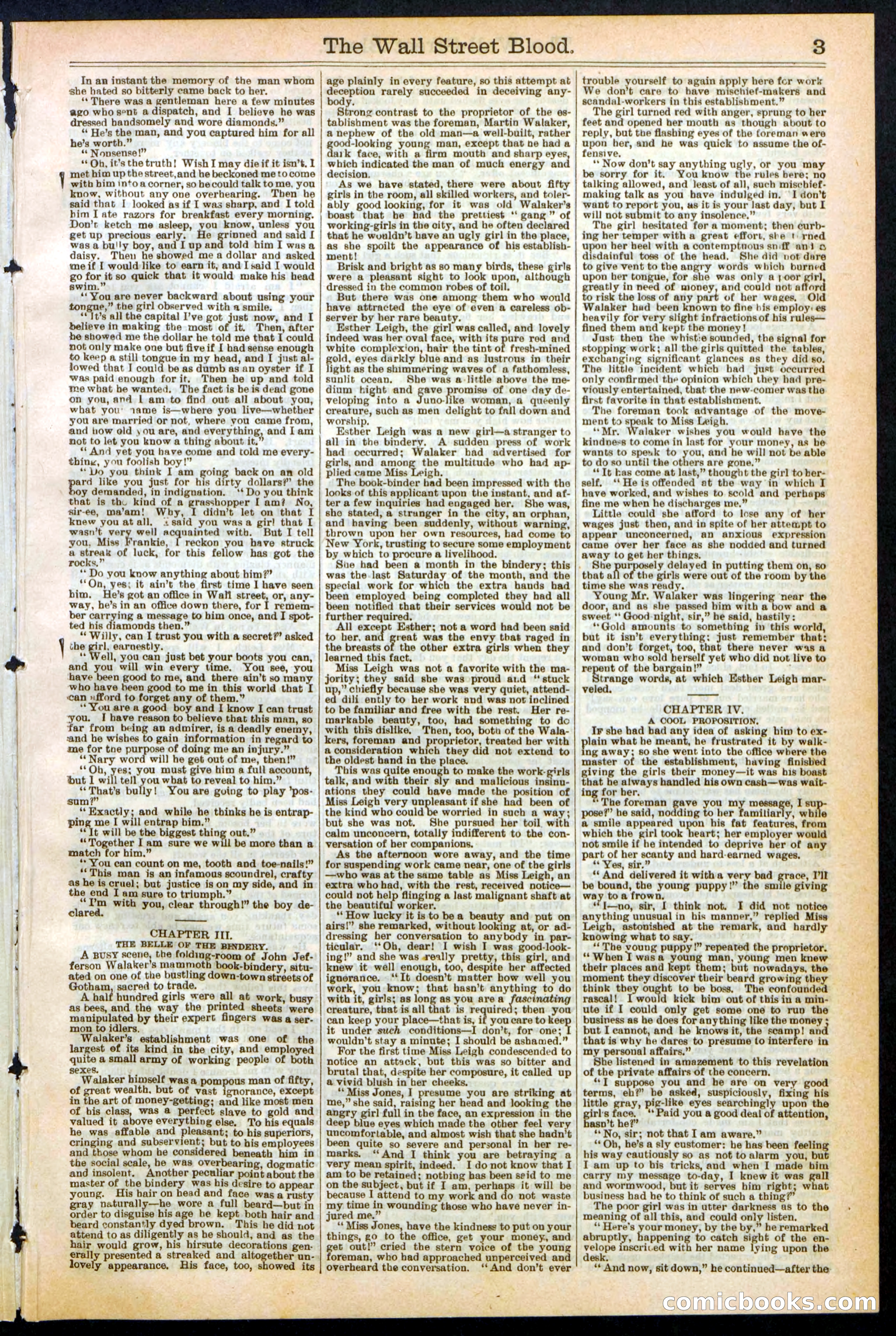 The Wall Street Blood; or, Tick Tick, the Telegraph Girl — page 3 of 24