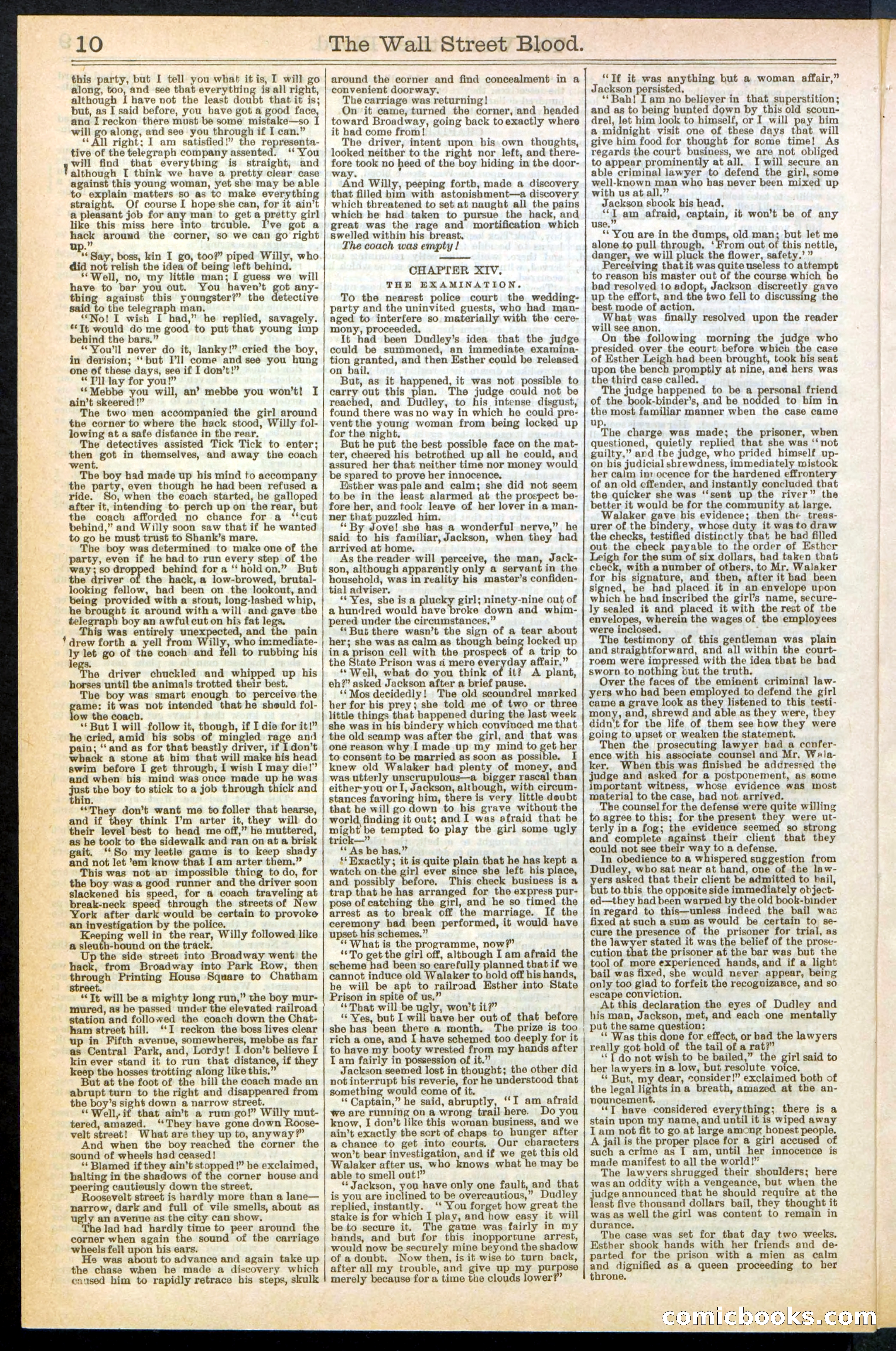 The Wall Street Blood; or, Tick Tick, the Telegraph Girl — page 10 of 24