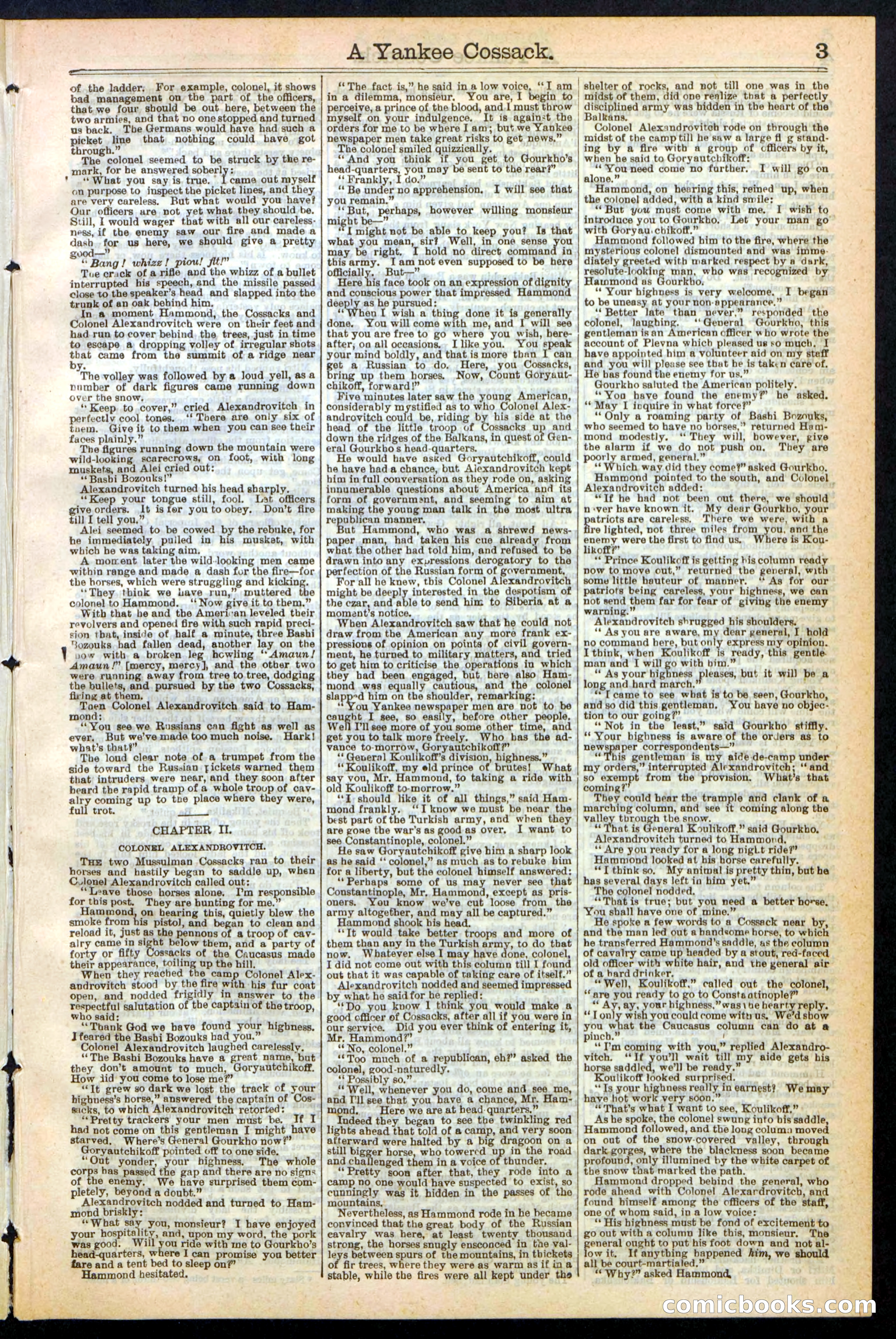 A Yankee Cossack: or, The Queen of the Nihilists — page 3 of 24