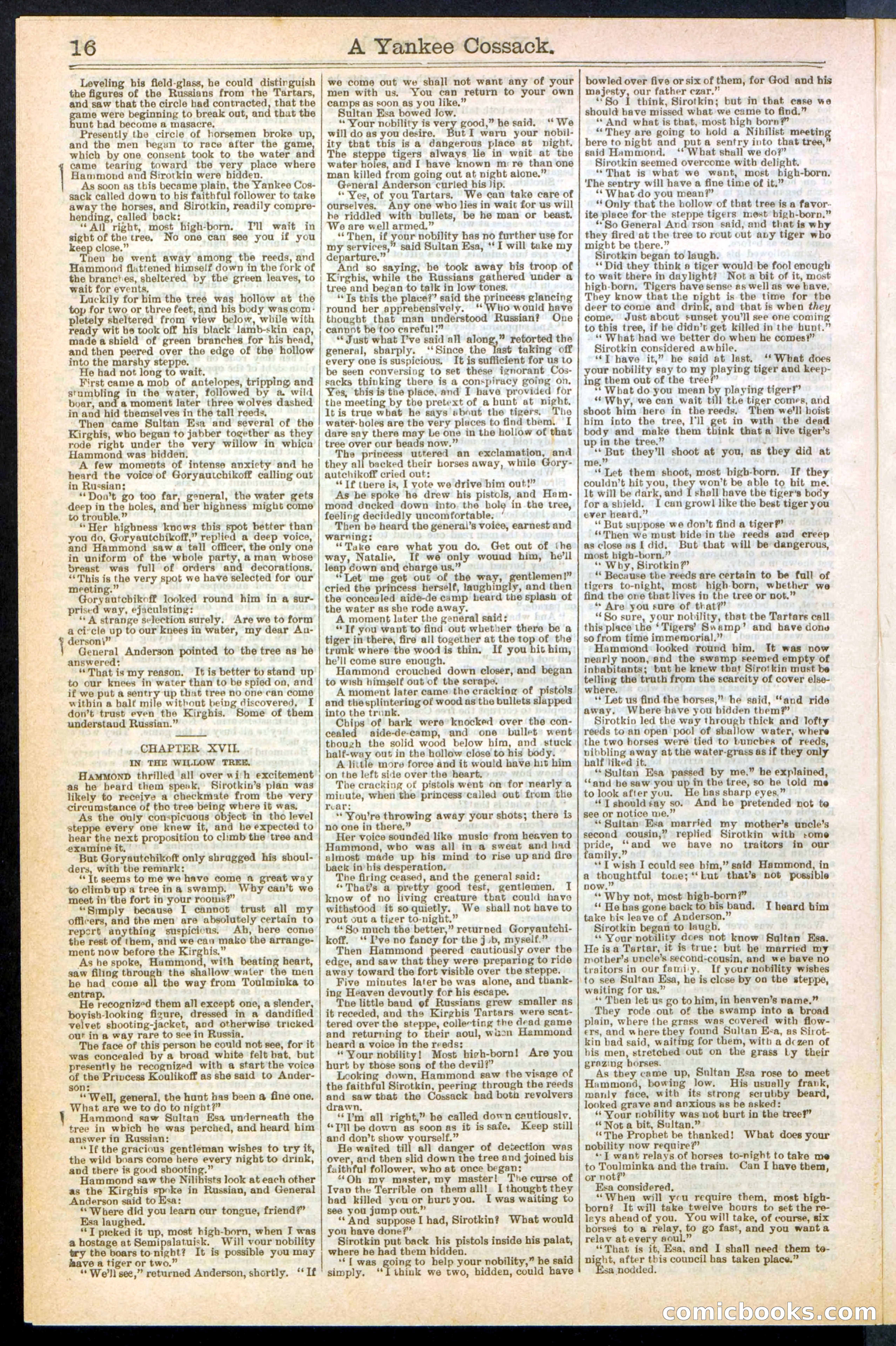 A Yankee Cossack: or, The Queen of the Nihilists — page 16 of 24