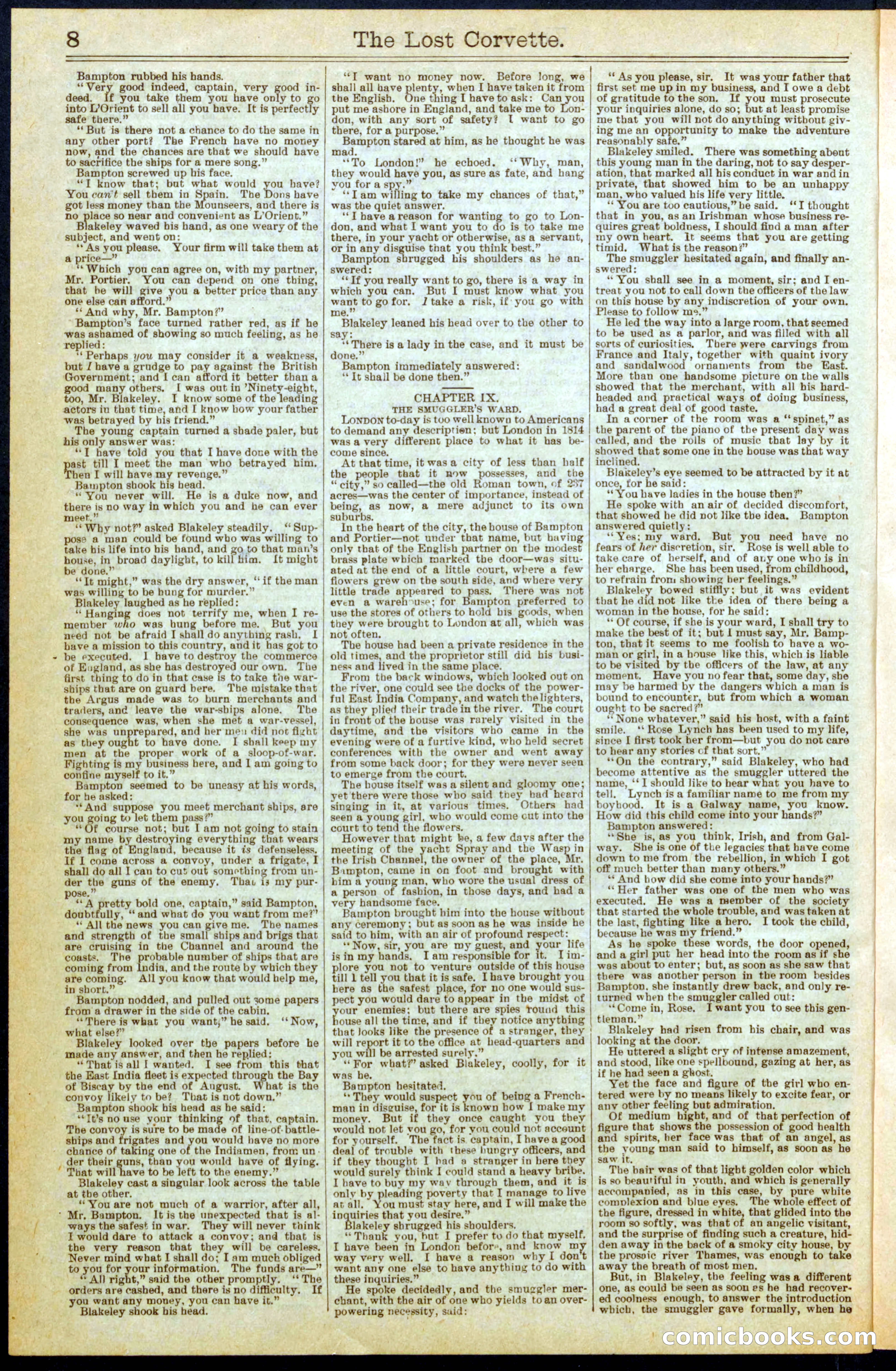 The Lost Corvette; or, Blakeley's Last Cruise — page 8 of 32