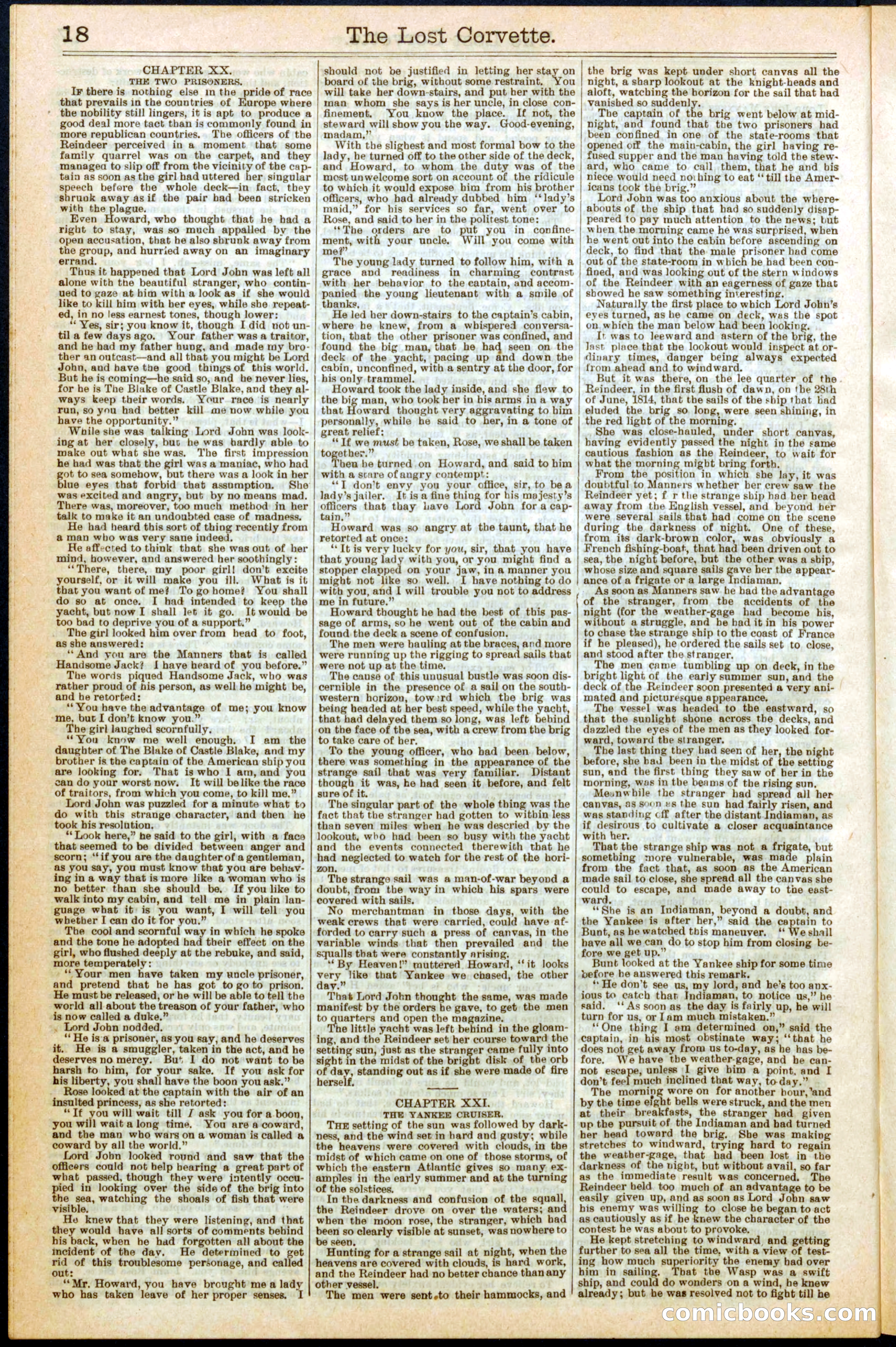 The Lost Corvette; or, Blakeley's Last Cruise — page 18 of 32