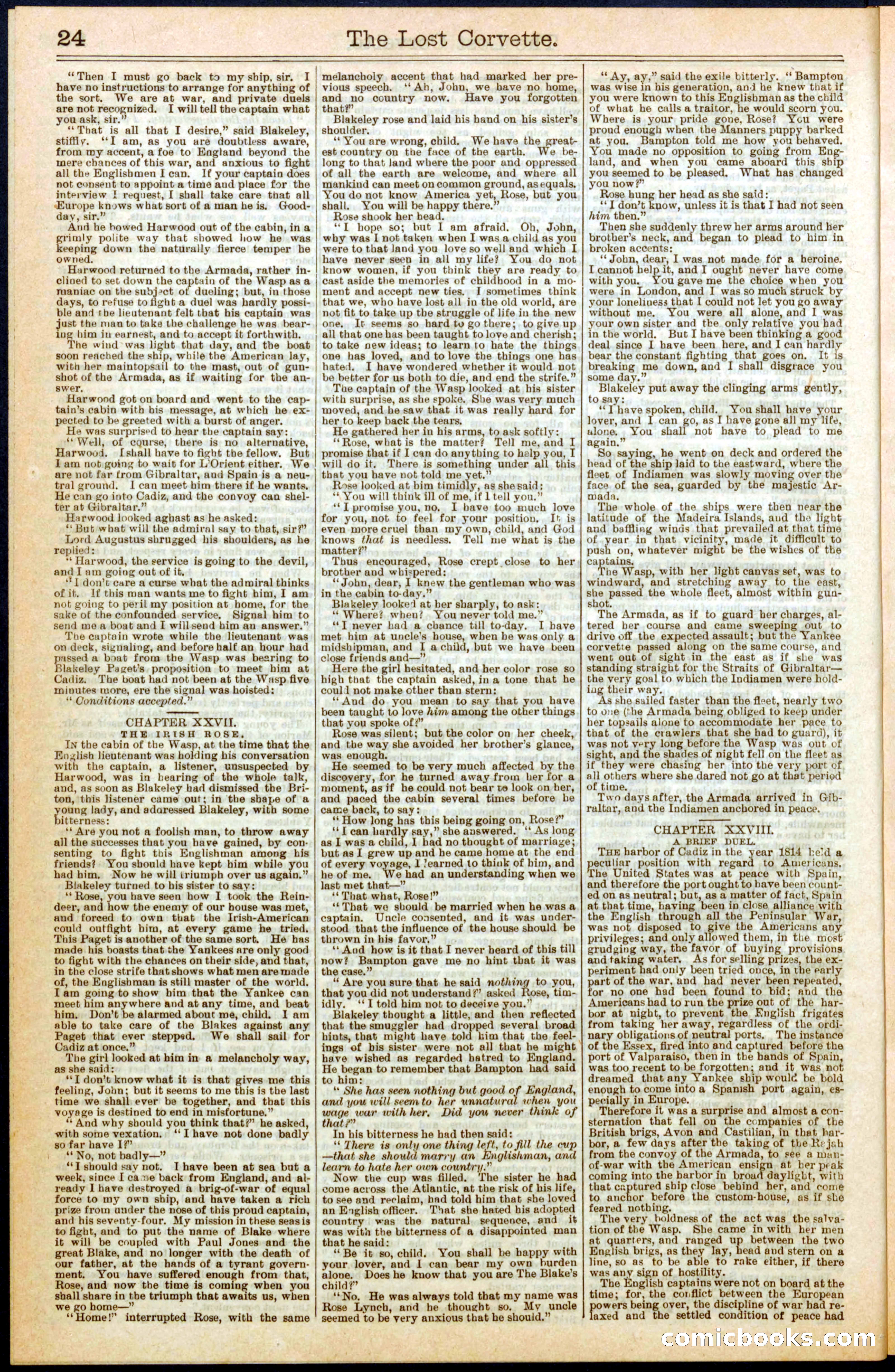 The Lost Corvette; or, Blakeley's Last Cruise — page 24 of 32