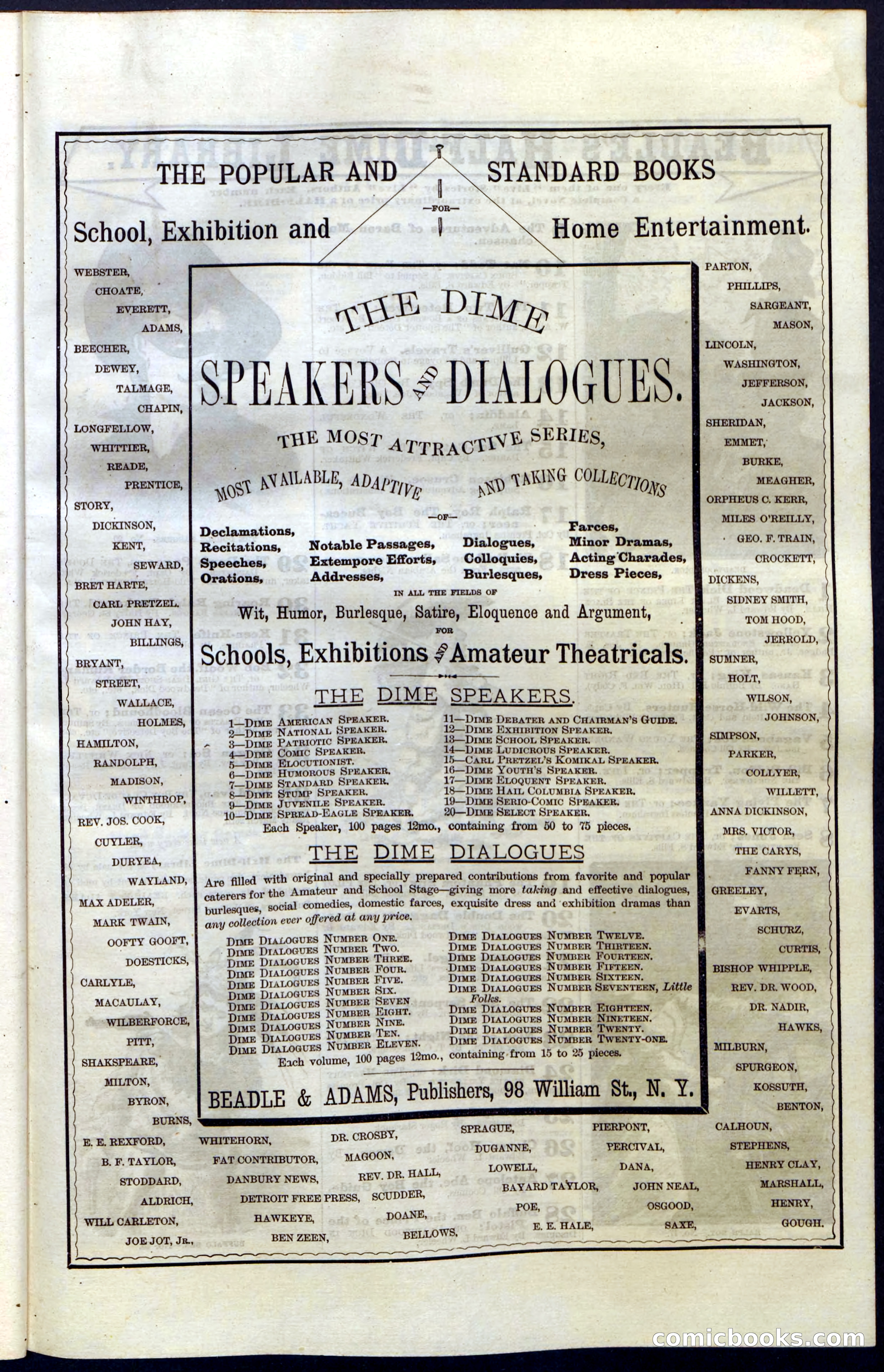 Beadle's New York Dime Library, No. 30 — page 29 of 32