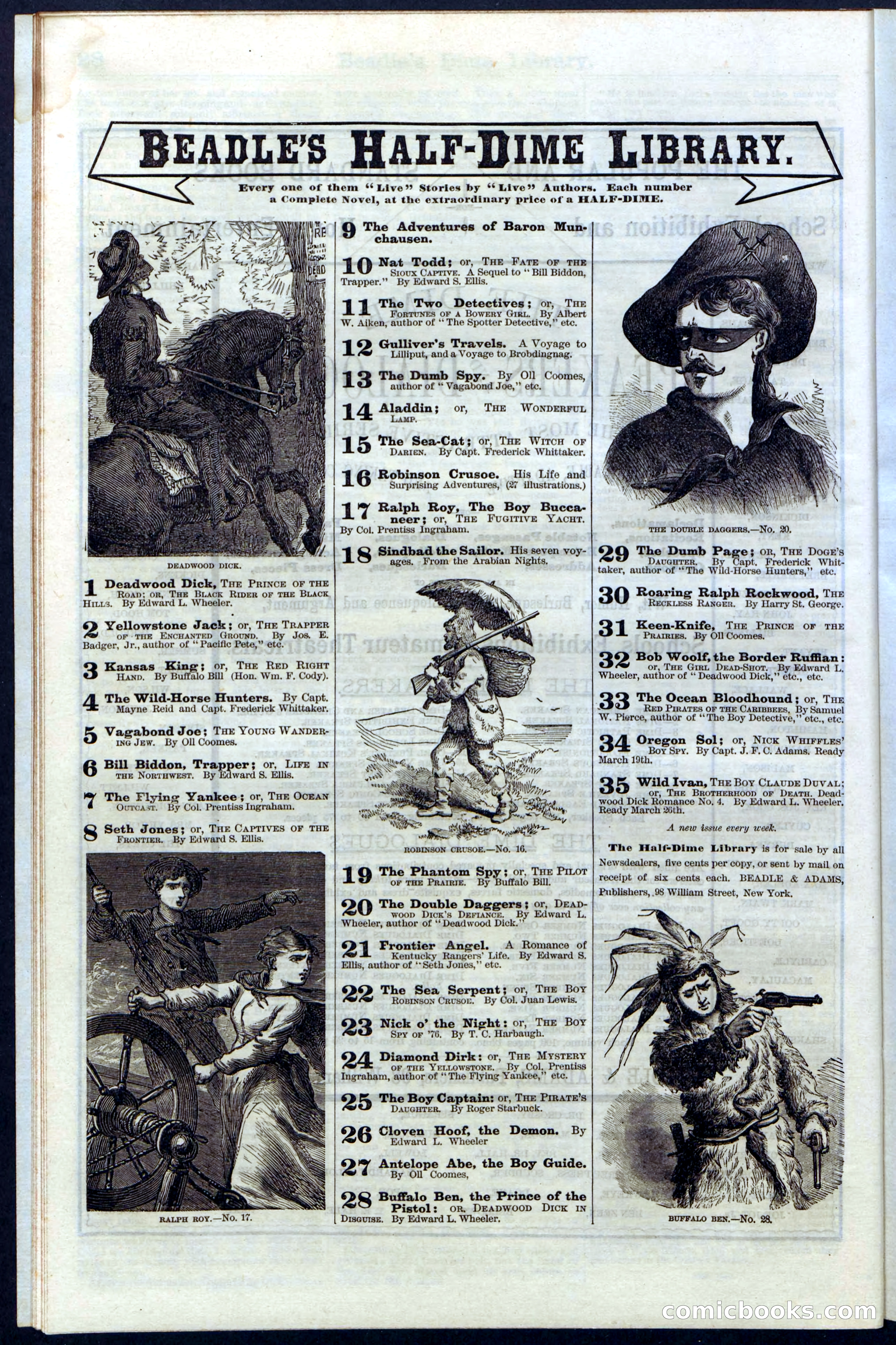 Beadle's New York Dime Library, No. 30 — page 30 of 32