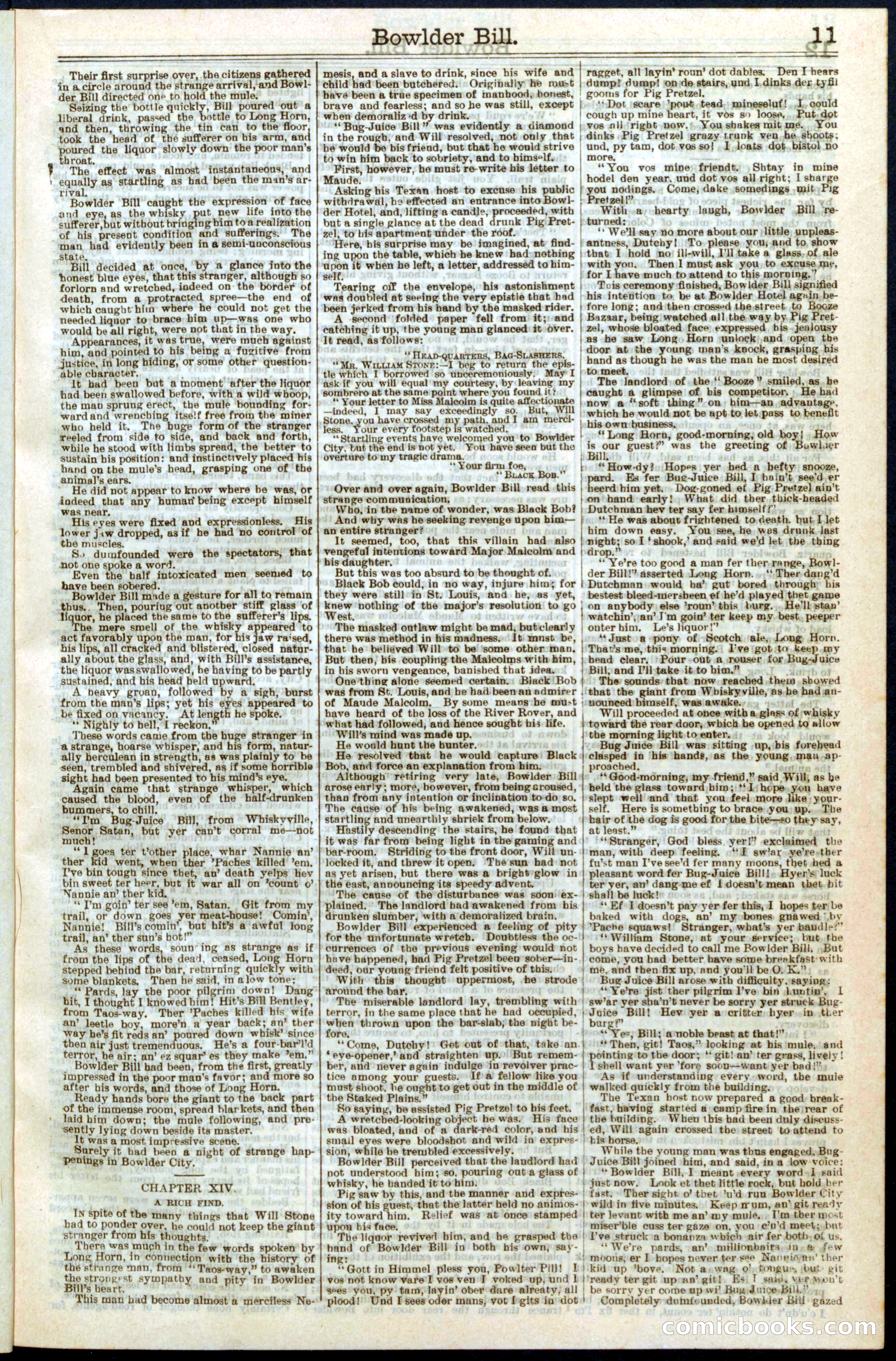 Beadle's Dime New York Library No. 301 — page 11 of 32