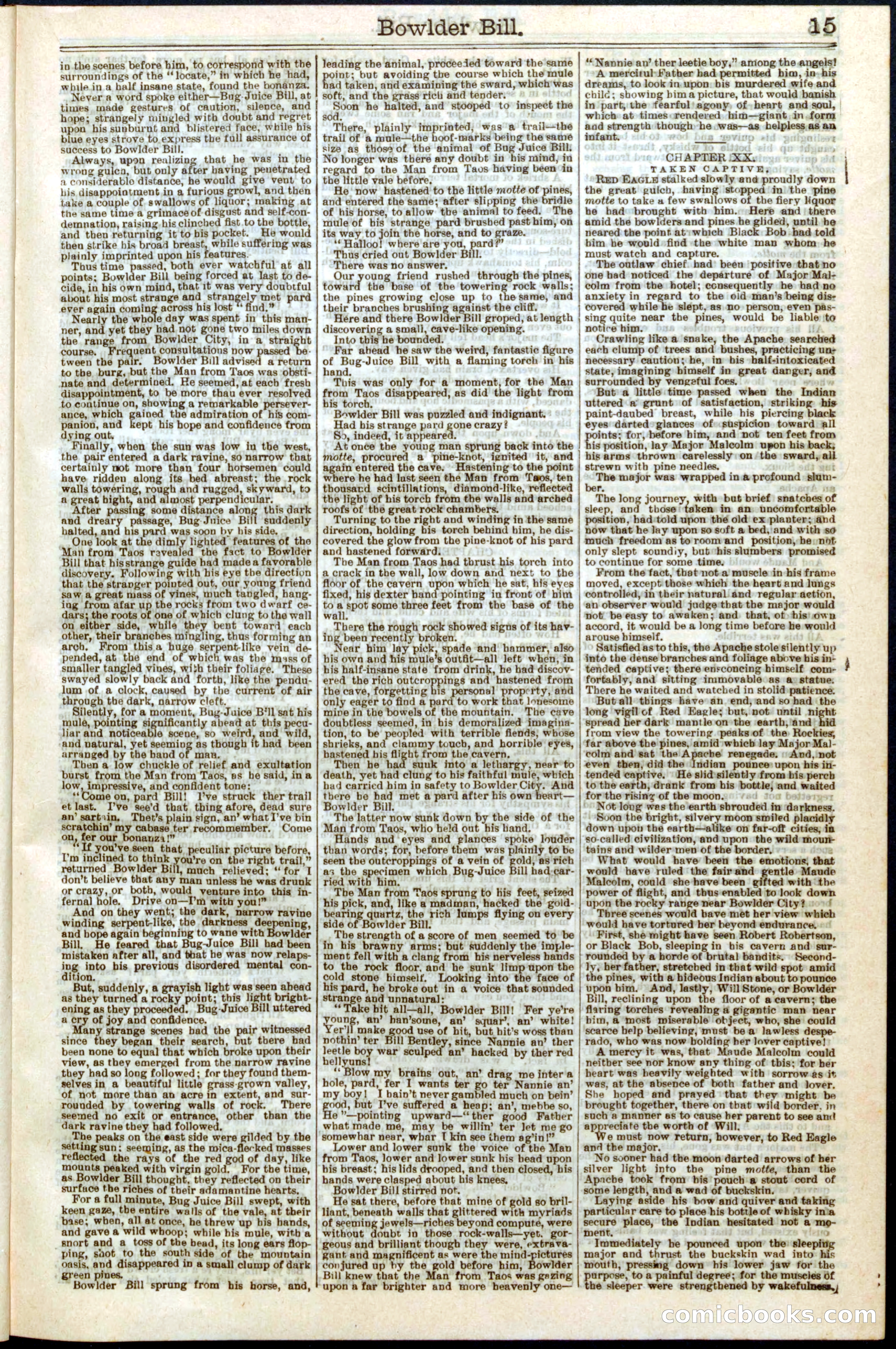 Beadle's Dime New York Library No. 301 — page 15 of 32