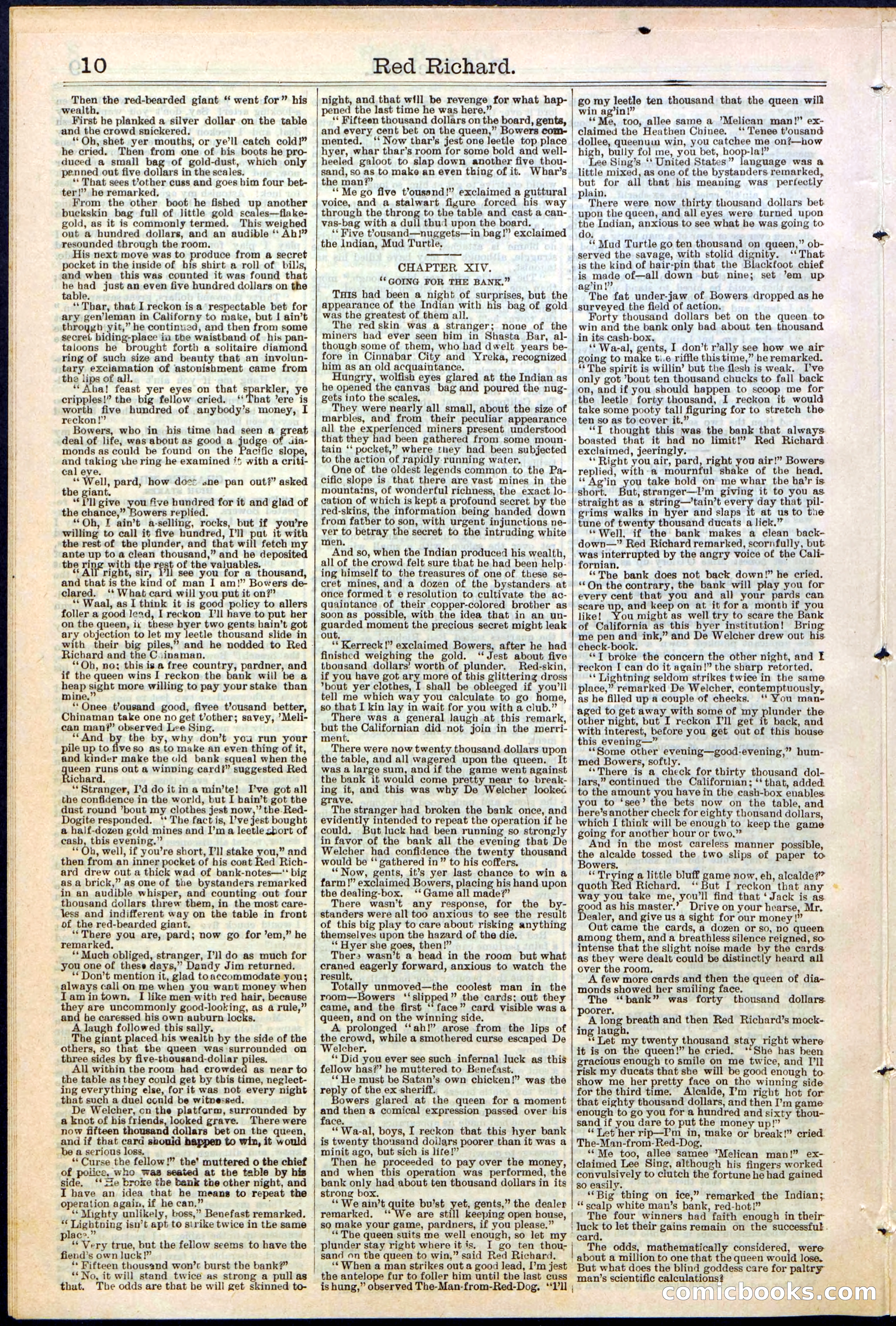 Beadle's New York Dime Library No. 354 — page 10 of 24