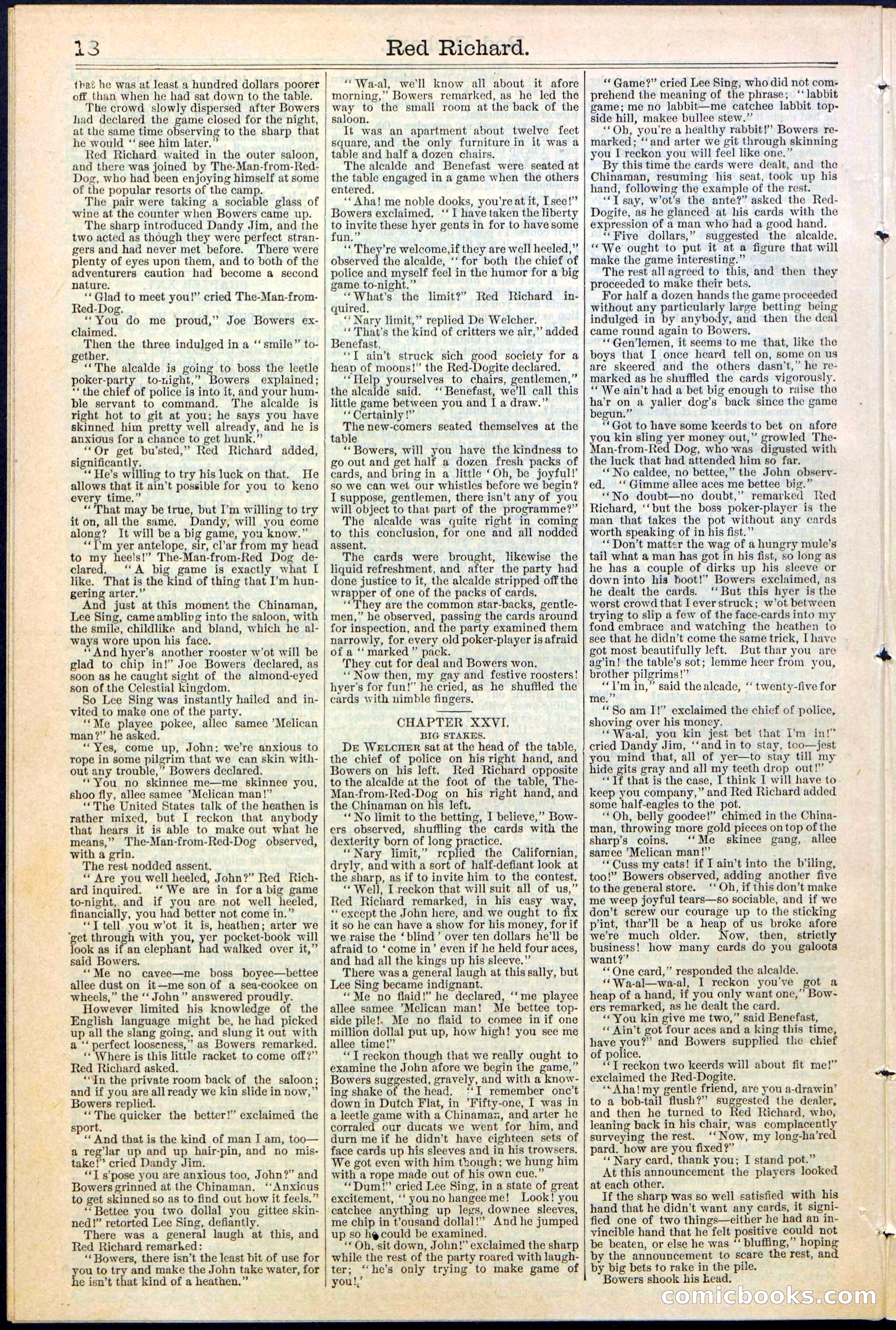 Beadle's New York Dime Library No. 354 — page 18 of 24