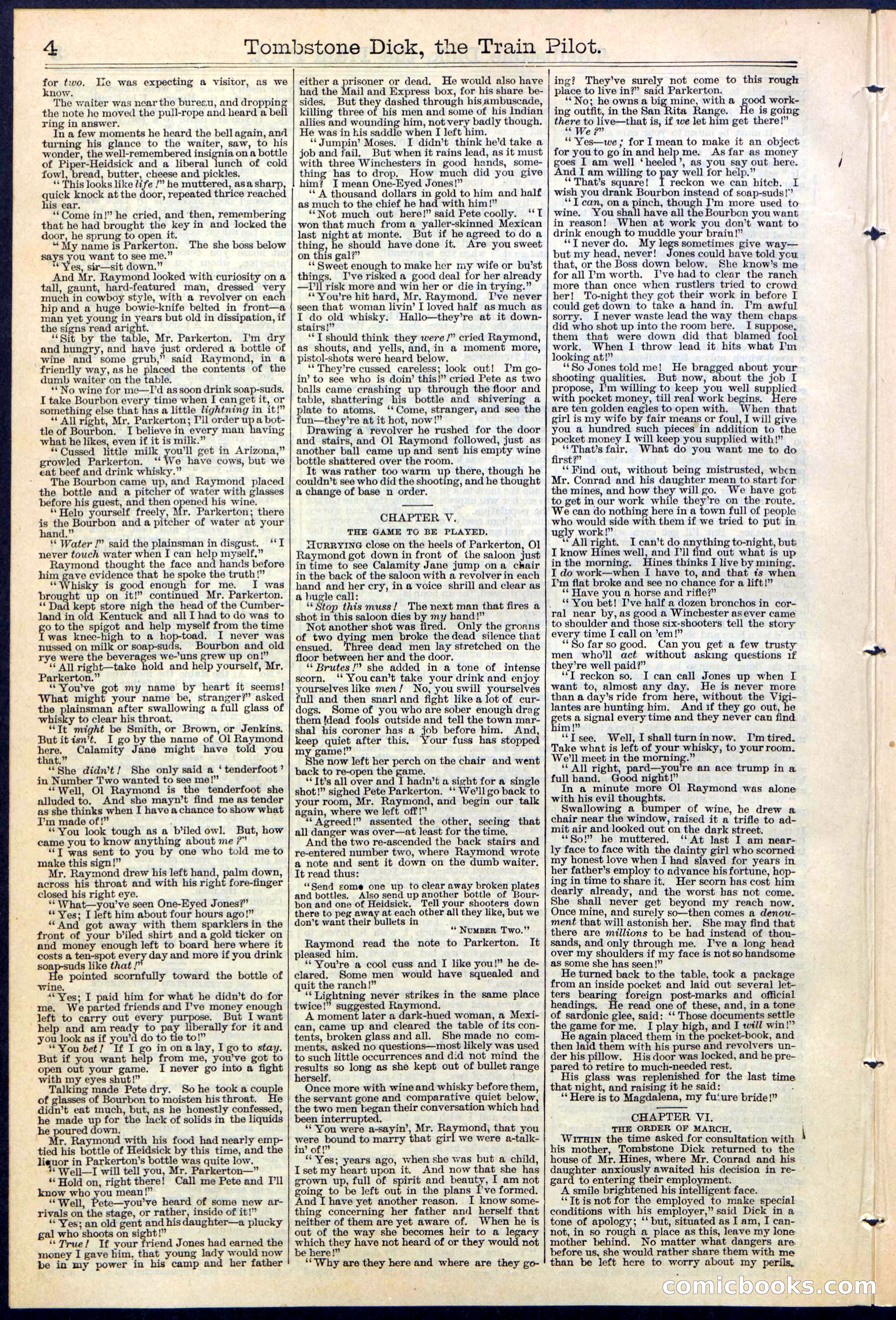 Tombstone Dick: The Train Pilot / The Traitor's Trail — page 4 of 32