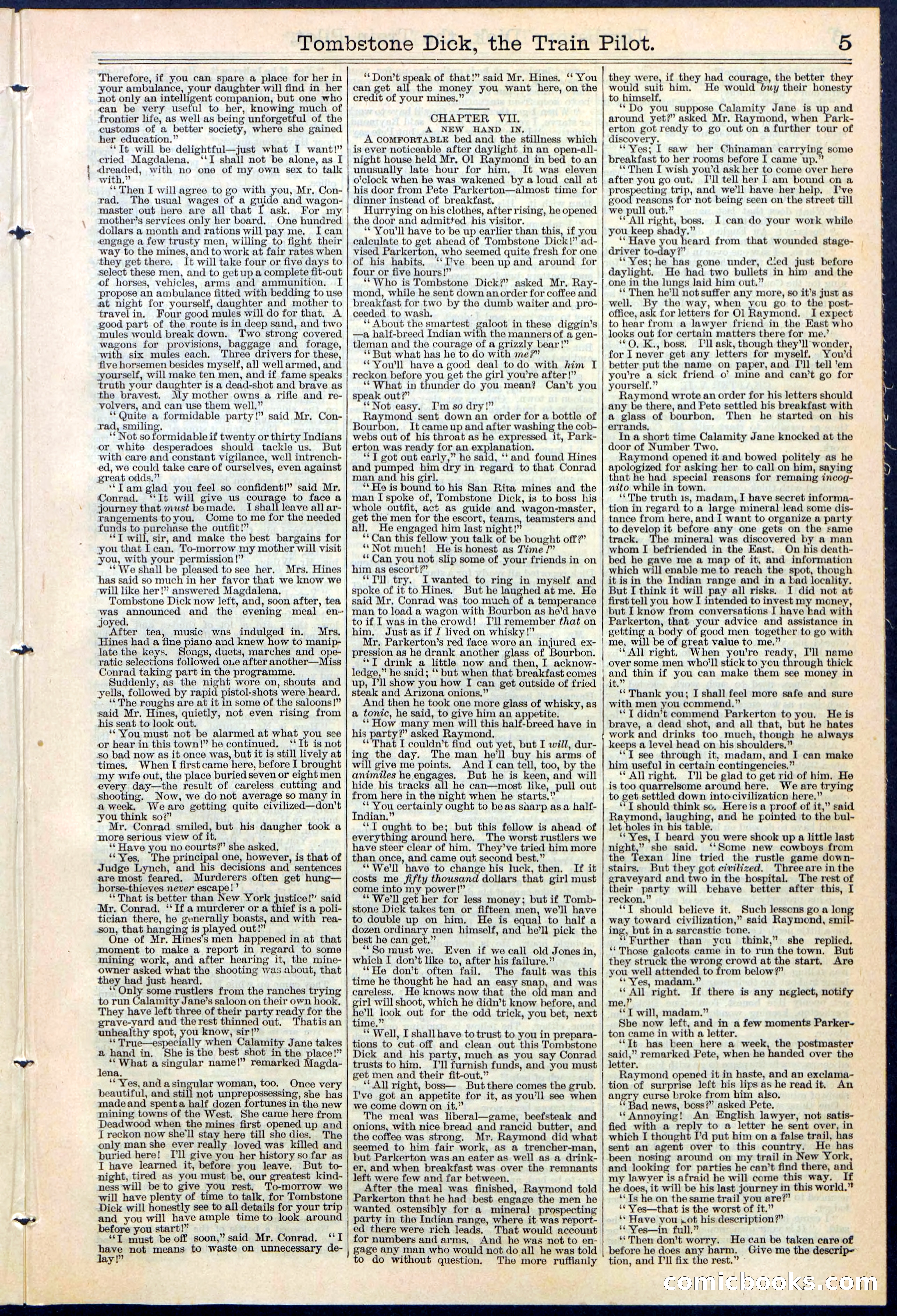 Tombstone Dick: The Train Pilot / The Traitor's Trail — page 5 of 32