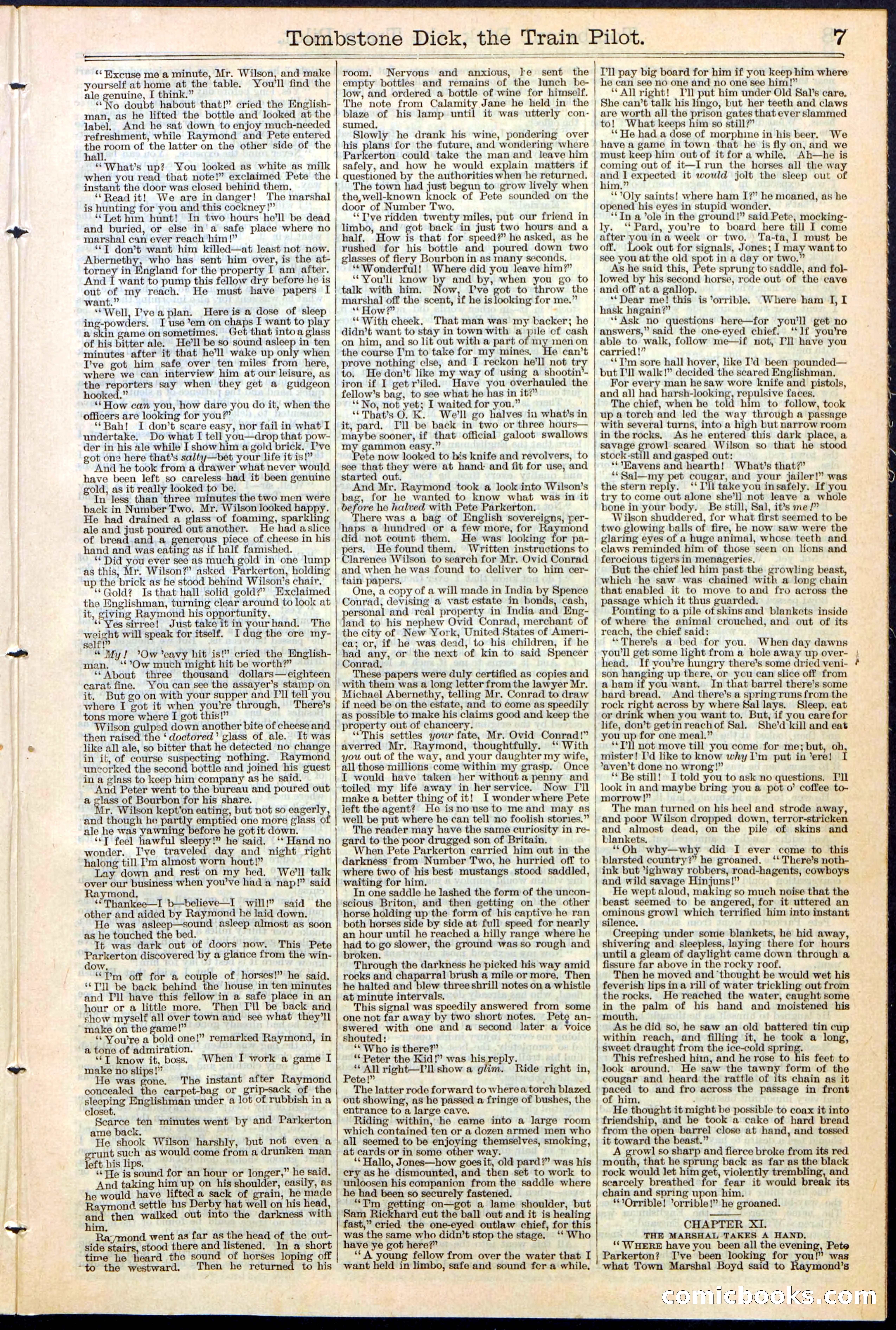 Tombstone Dick: The Train Pilot / The Traitor's Trail — page 7 of 32