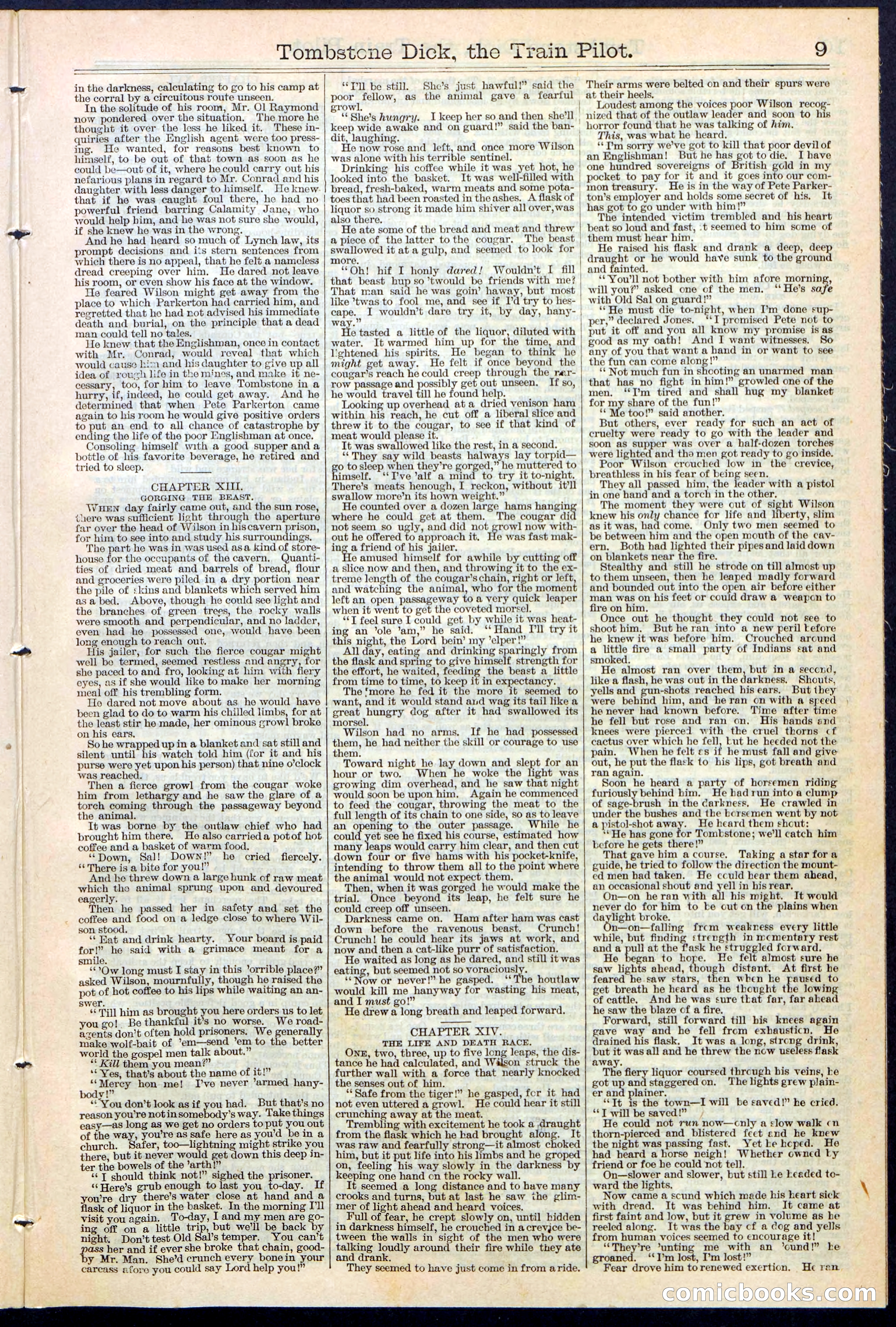 Tombstone Dick: The Train Pilot / The Traitor's Trail — page 9 of 32