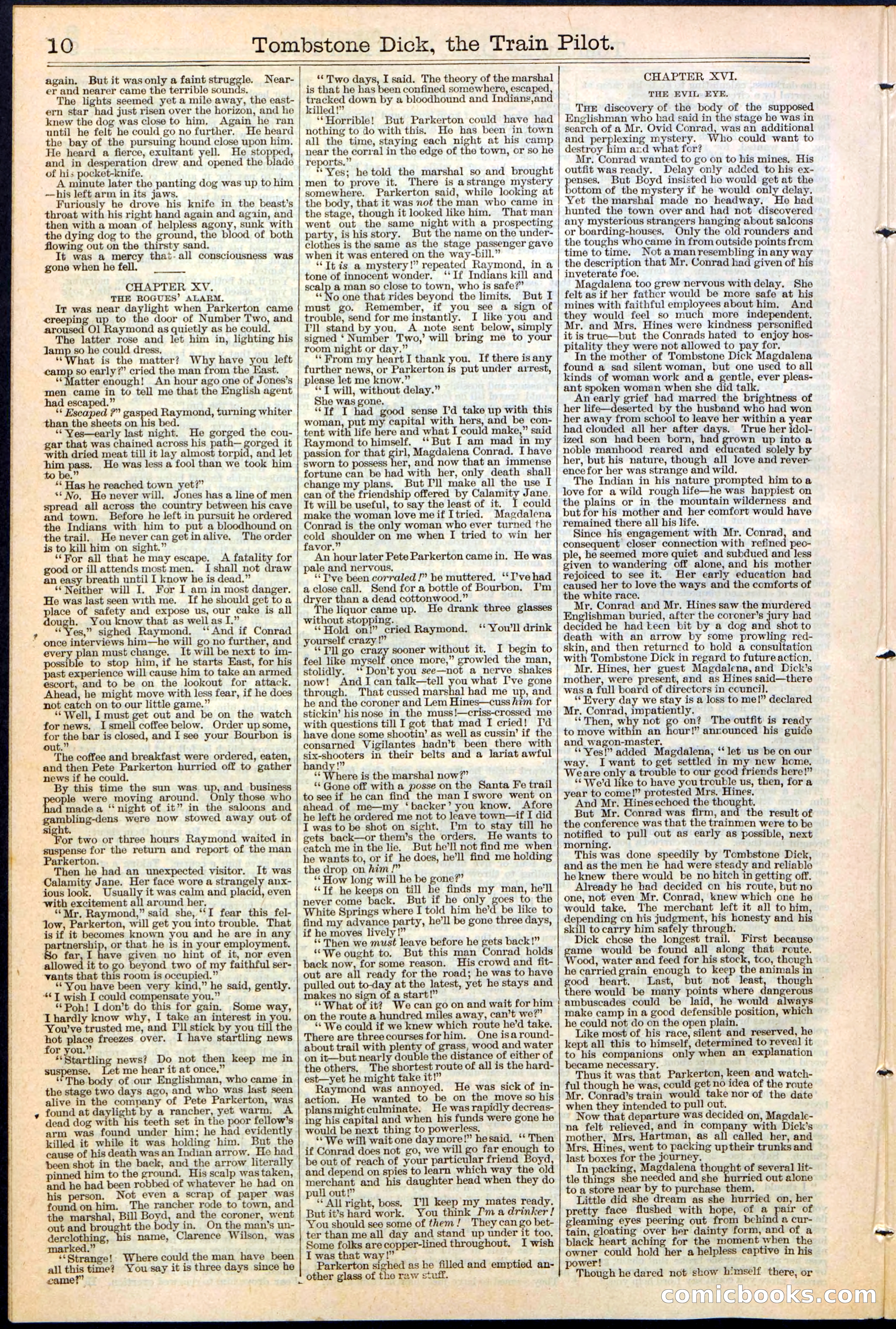 Tombstone Dick: The Train Pilot / The Traitor's Trail — page 10 of 32