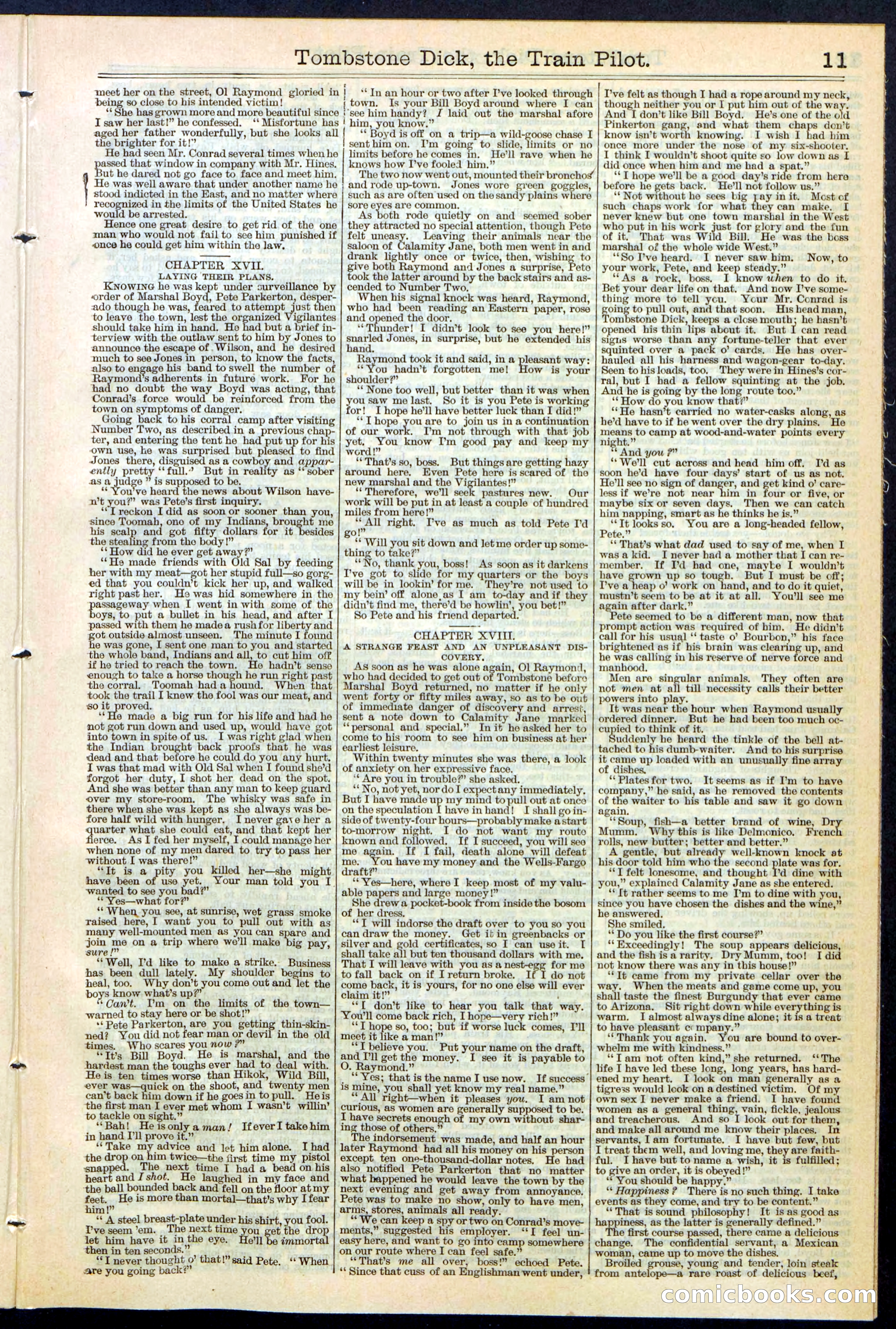 Tombstone Dick: The Train Pilot / The Traitor's Trail — page 11 of 32