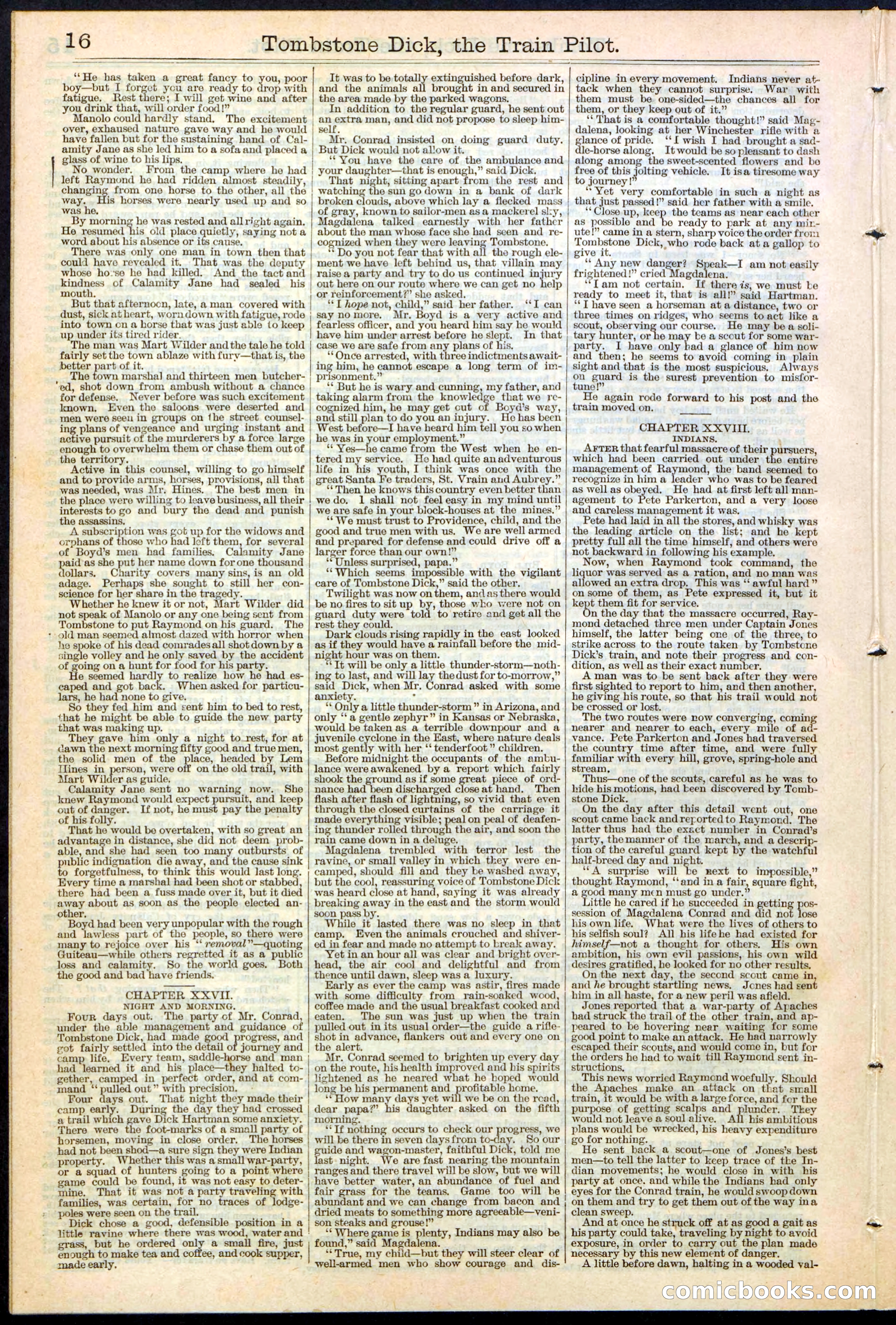 Tombstone Dick: The Train Pilot / The Traitor's Trail — page 16 of 32