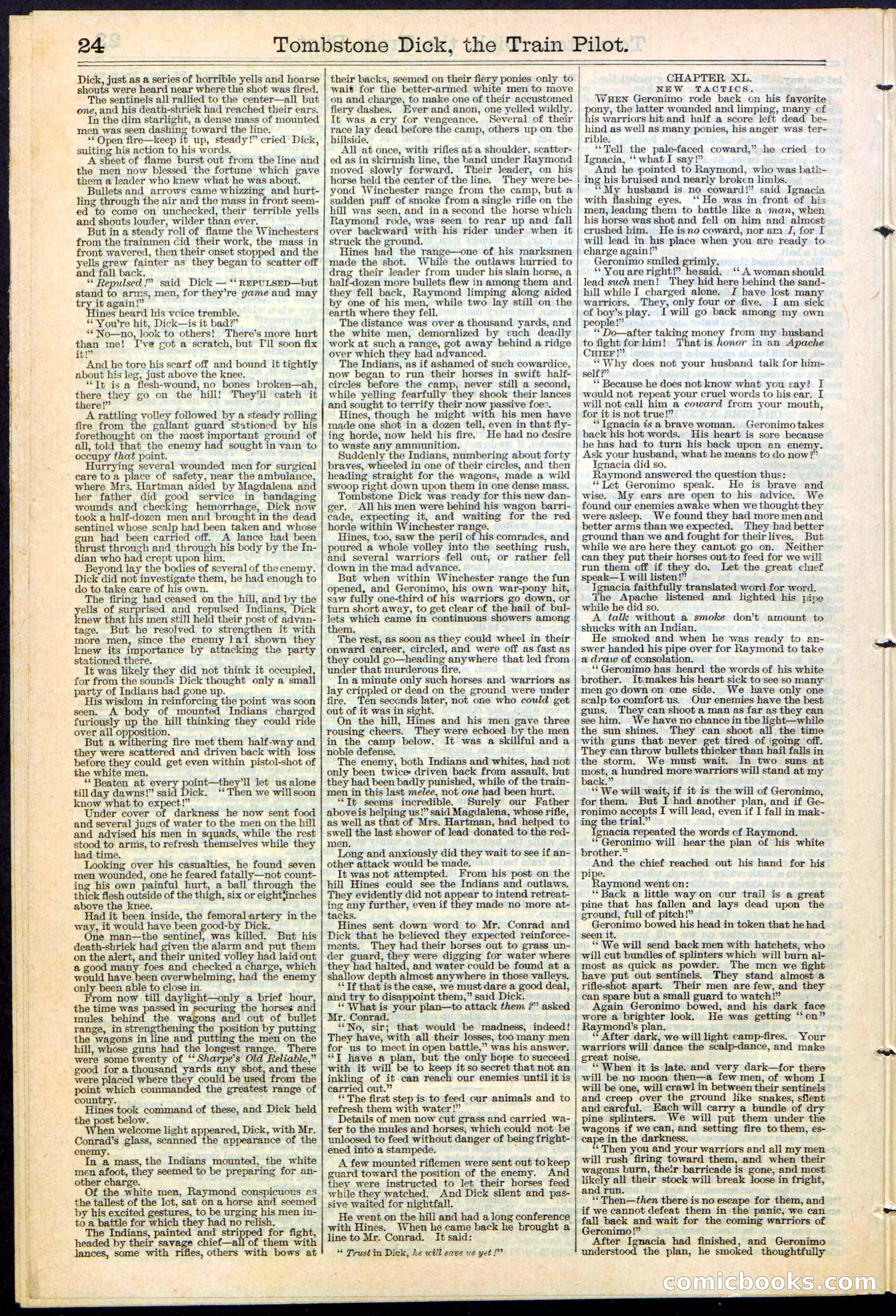 Tombstone Dick: The Train Pilot / The Traitor's Trail — page 24 of 32