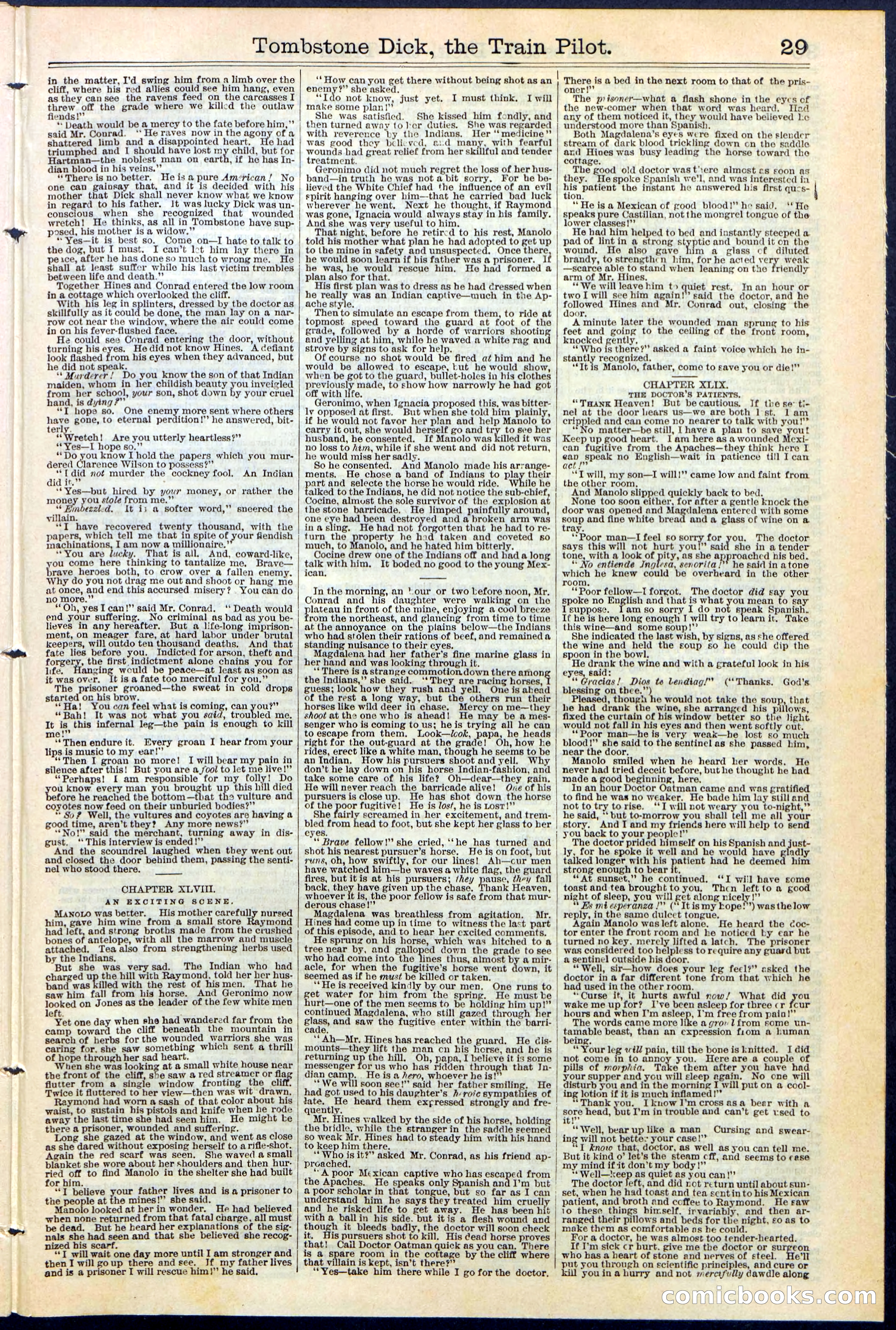 Tombstone Dick: The Train Pilot / The Traitor's Trail — page 29 of 32