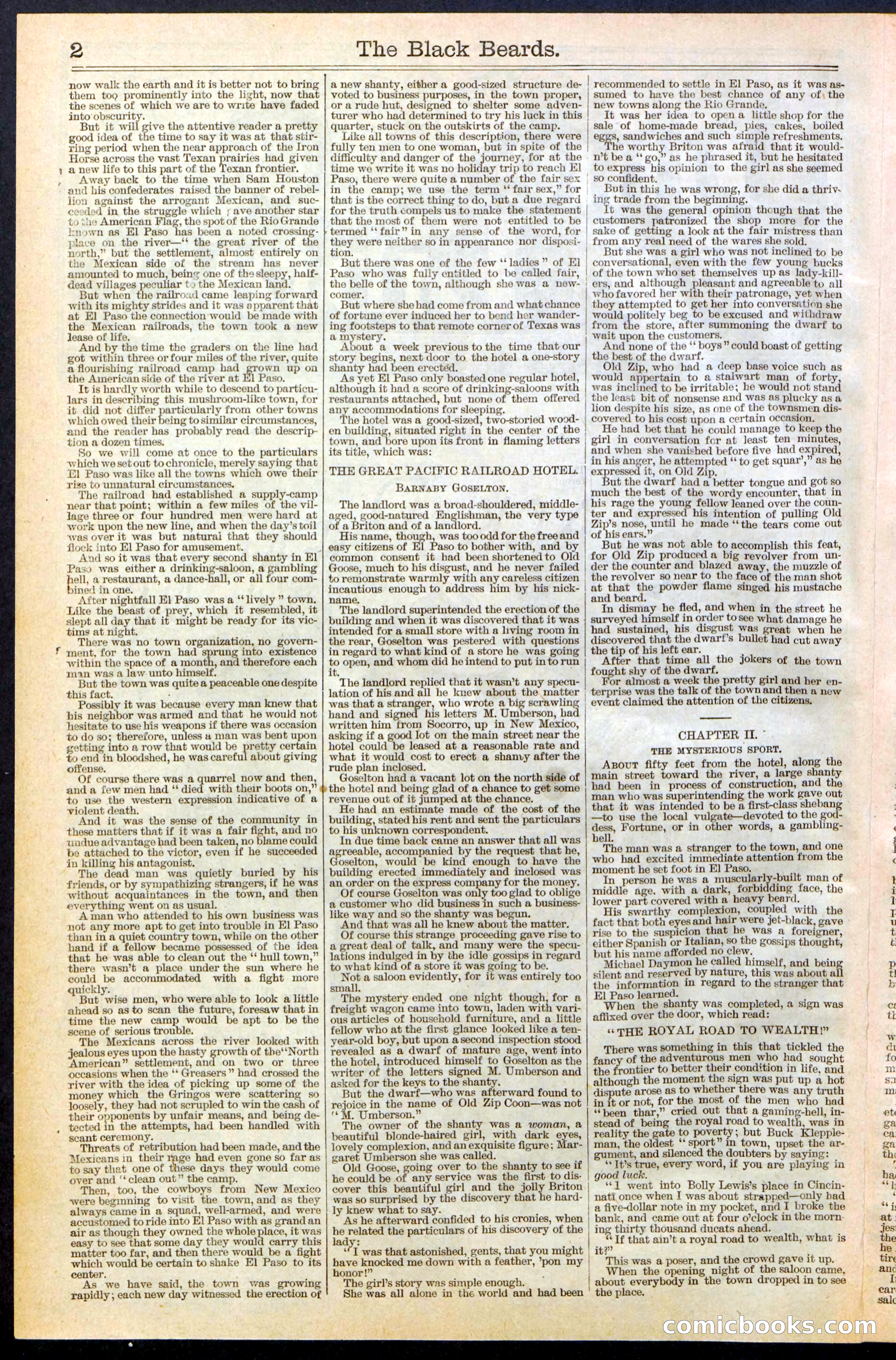 The Black Beards: The High Horse on the Rio Grande — page 2 of 32