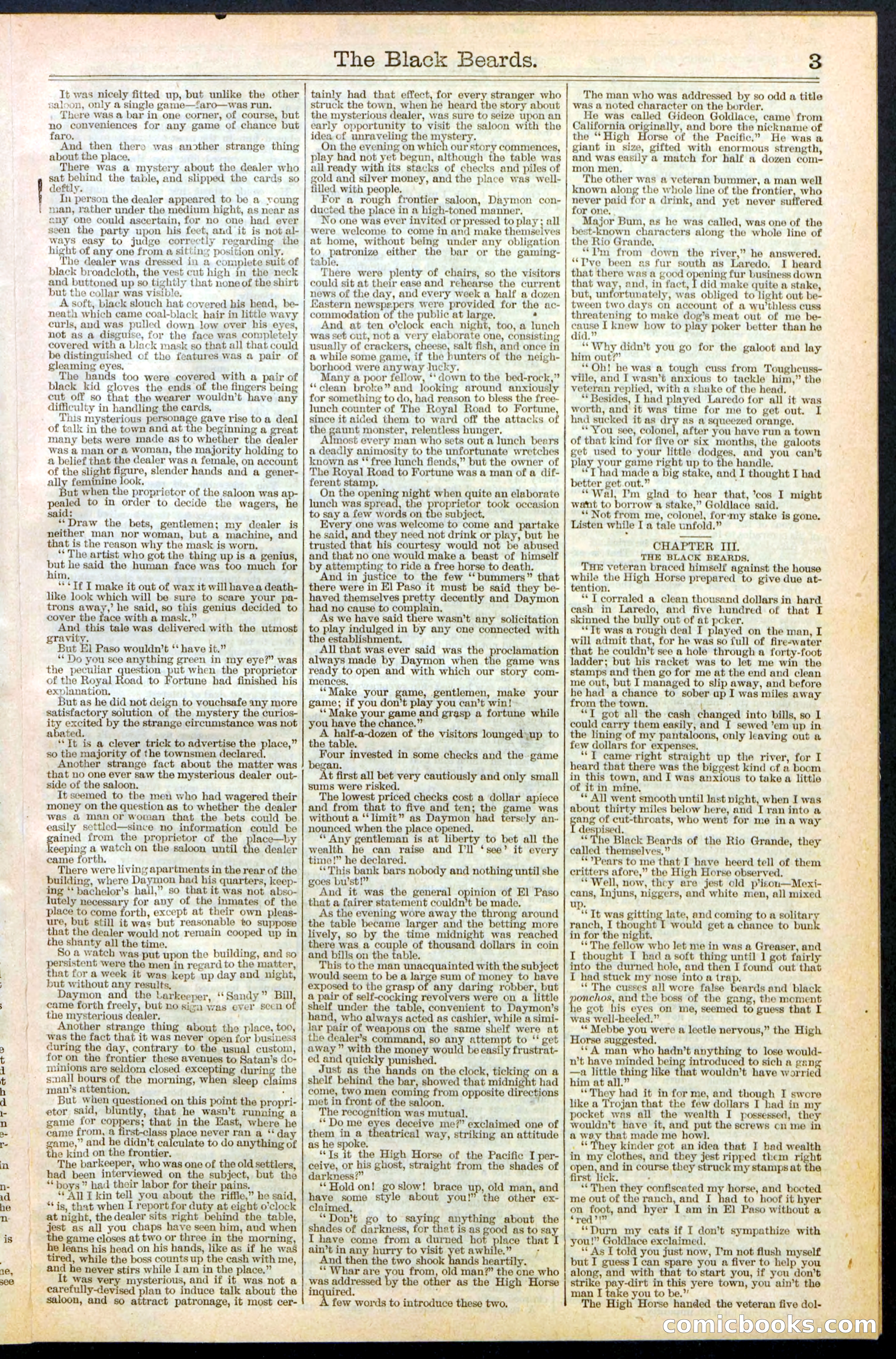 The Black Beards: The High Horse on the Rio Grande — page 3 of 32