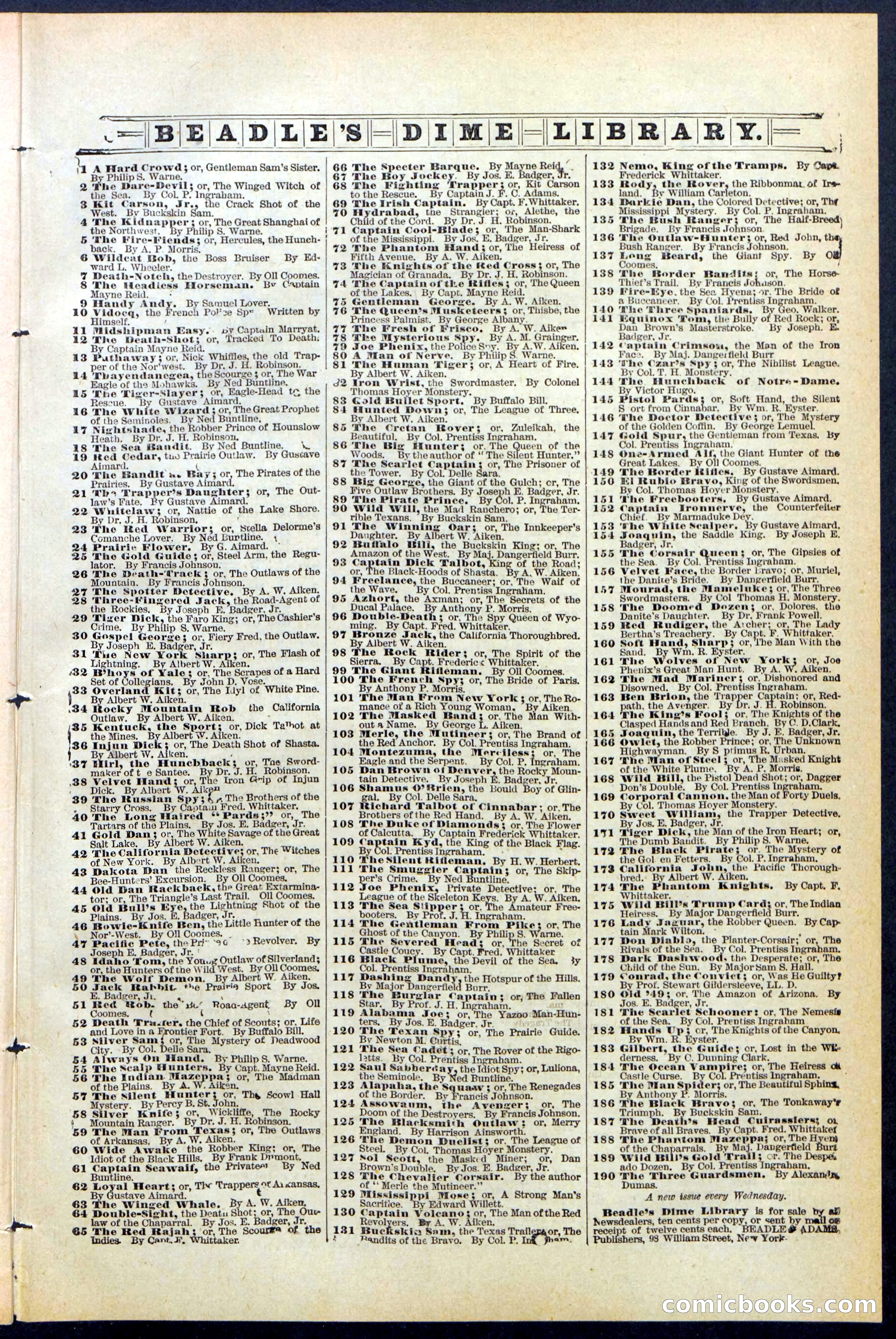 The Gypsy Gentleman (Beadle's New York Dime Library, No. 381) — page 31 of 32