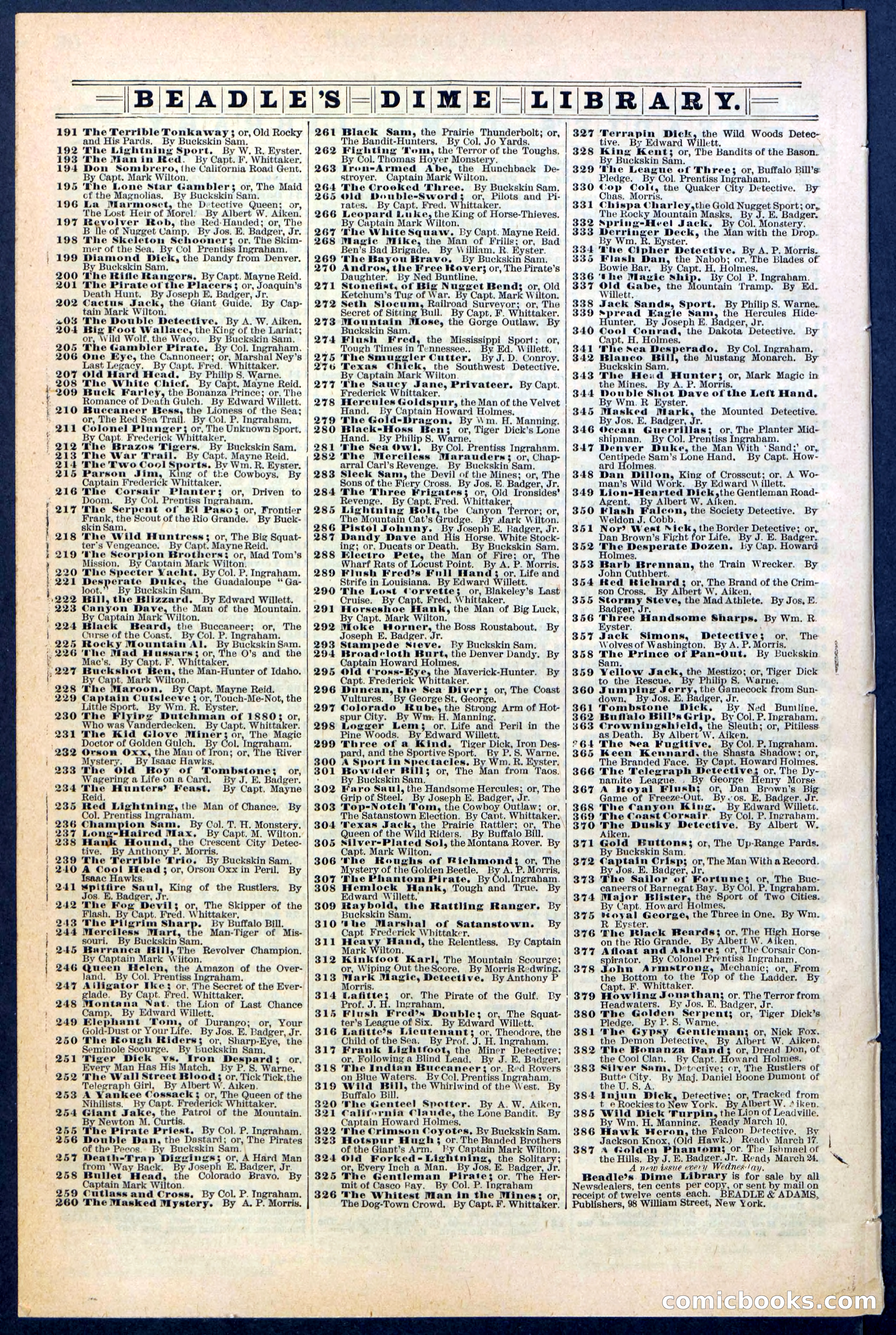 The Bonanza Band; or, Dread Don, of the Cool Clan — page 32 of 32