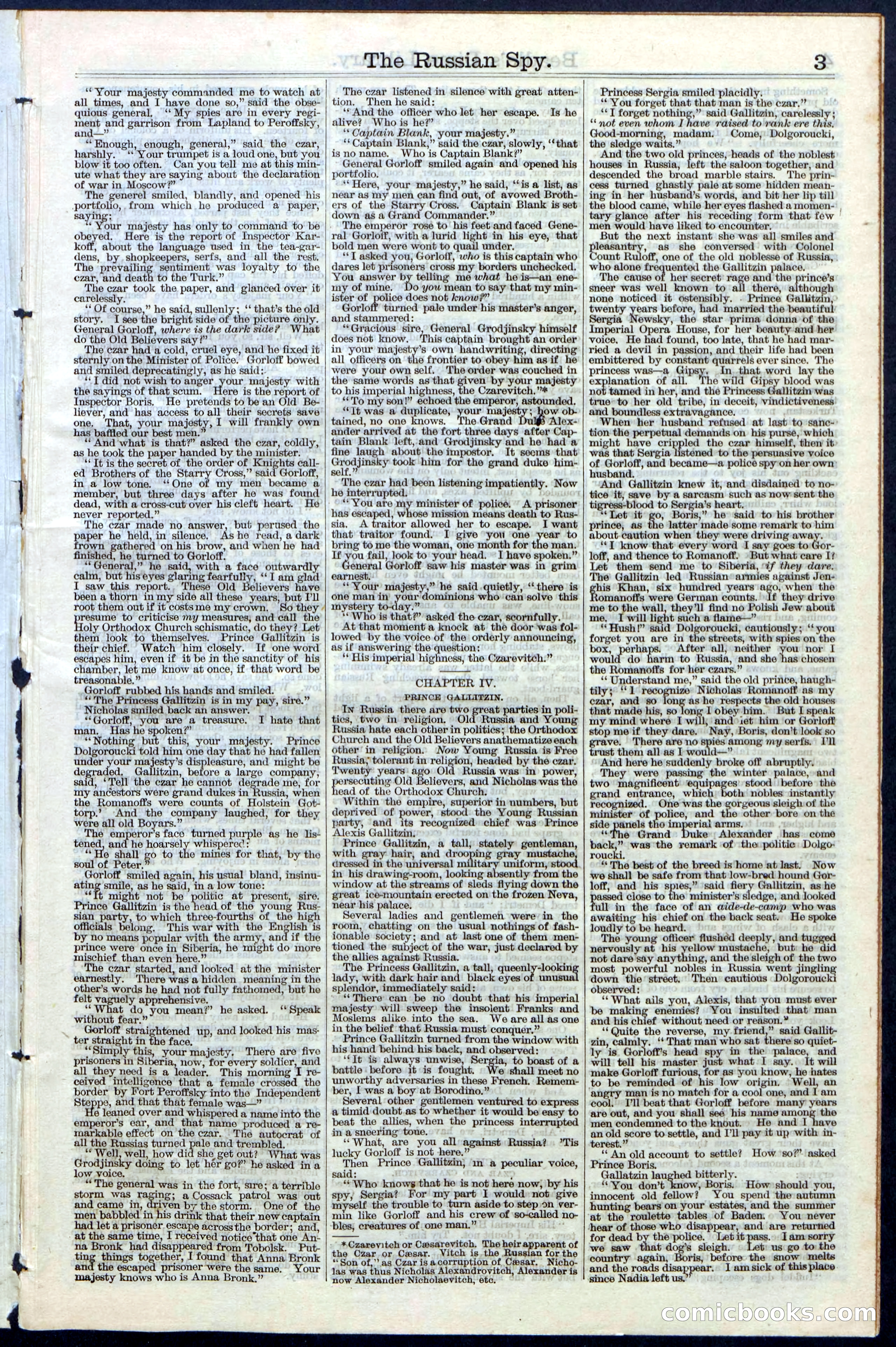 Beadle's Dime Library, Vol. III, No. 39 — page 3 of 24