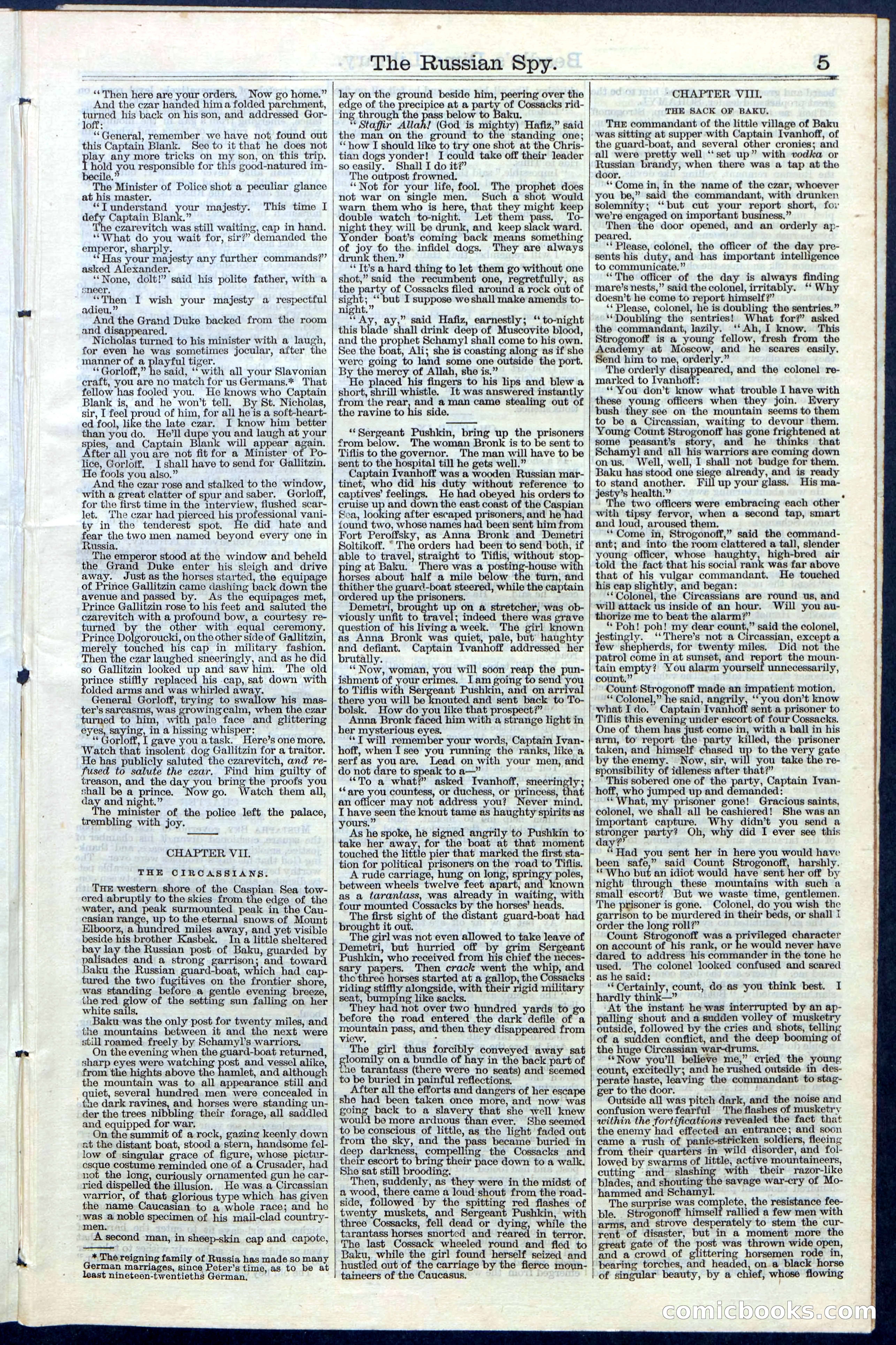 Beadle's Dime Library, Vol. III, No. 39 — page 5 of 24