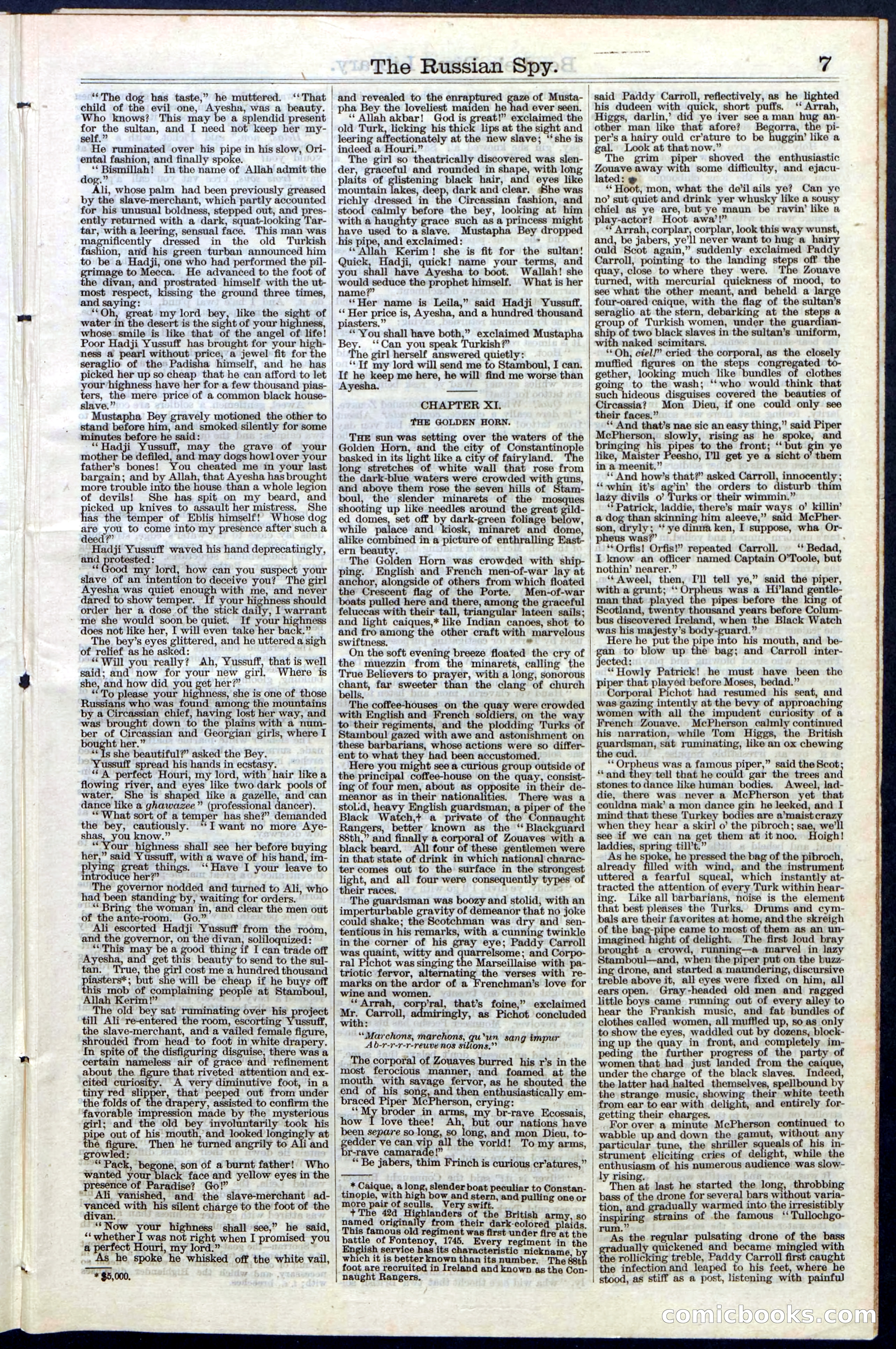 Beadle's Dime Library, Vol. III, No. 39 — page 7 of 24