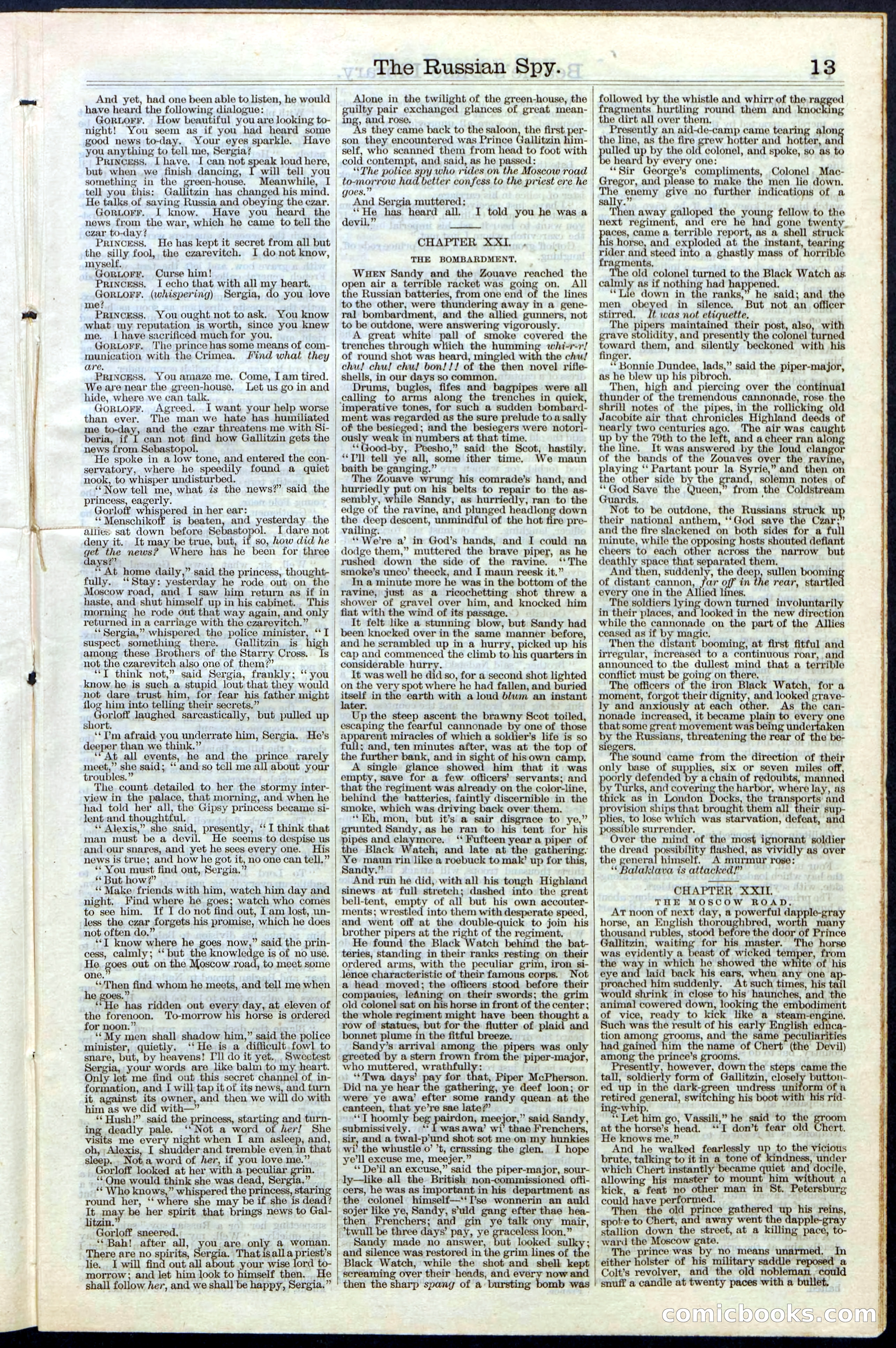 Beadle's Dime Library, Vol. III, No. 39 — page 13 of 24