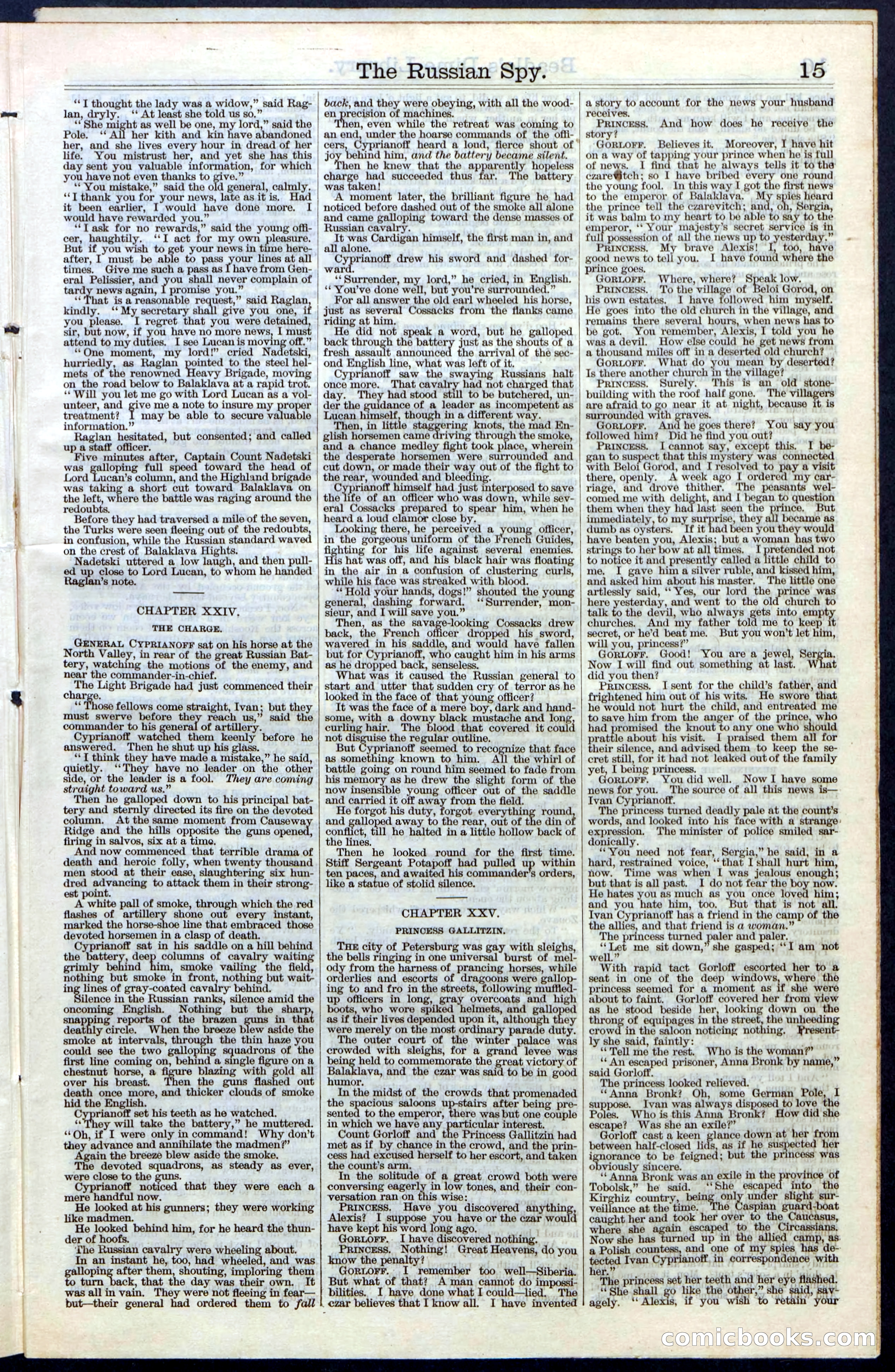 Beadle's Dime Library, Vol. III, No. 39 — page 15 of 24