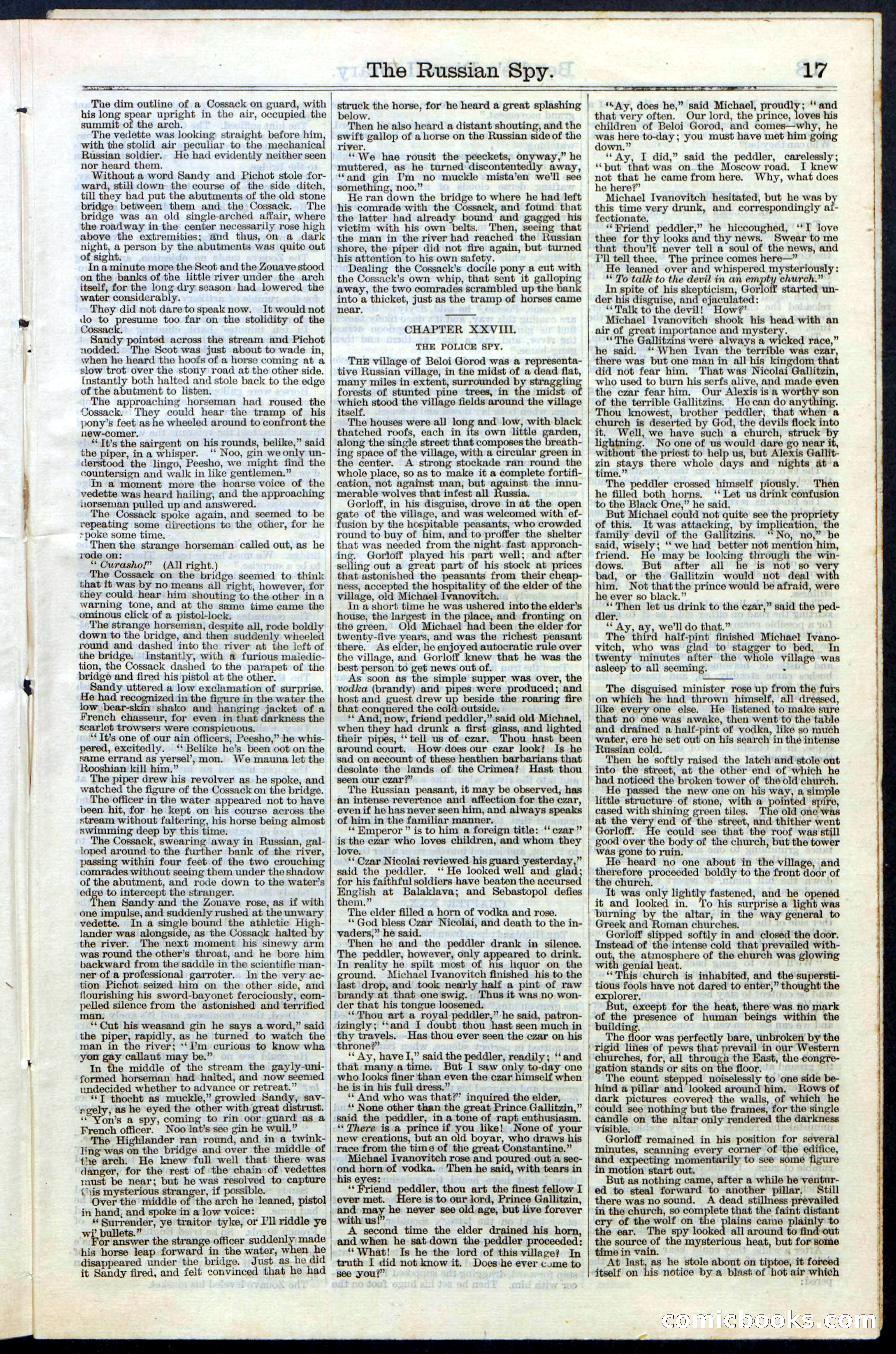 Beadle's Dime Library, Vol. III, No. 39 — page 17 of 24