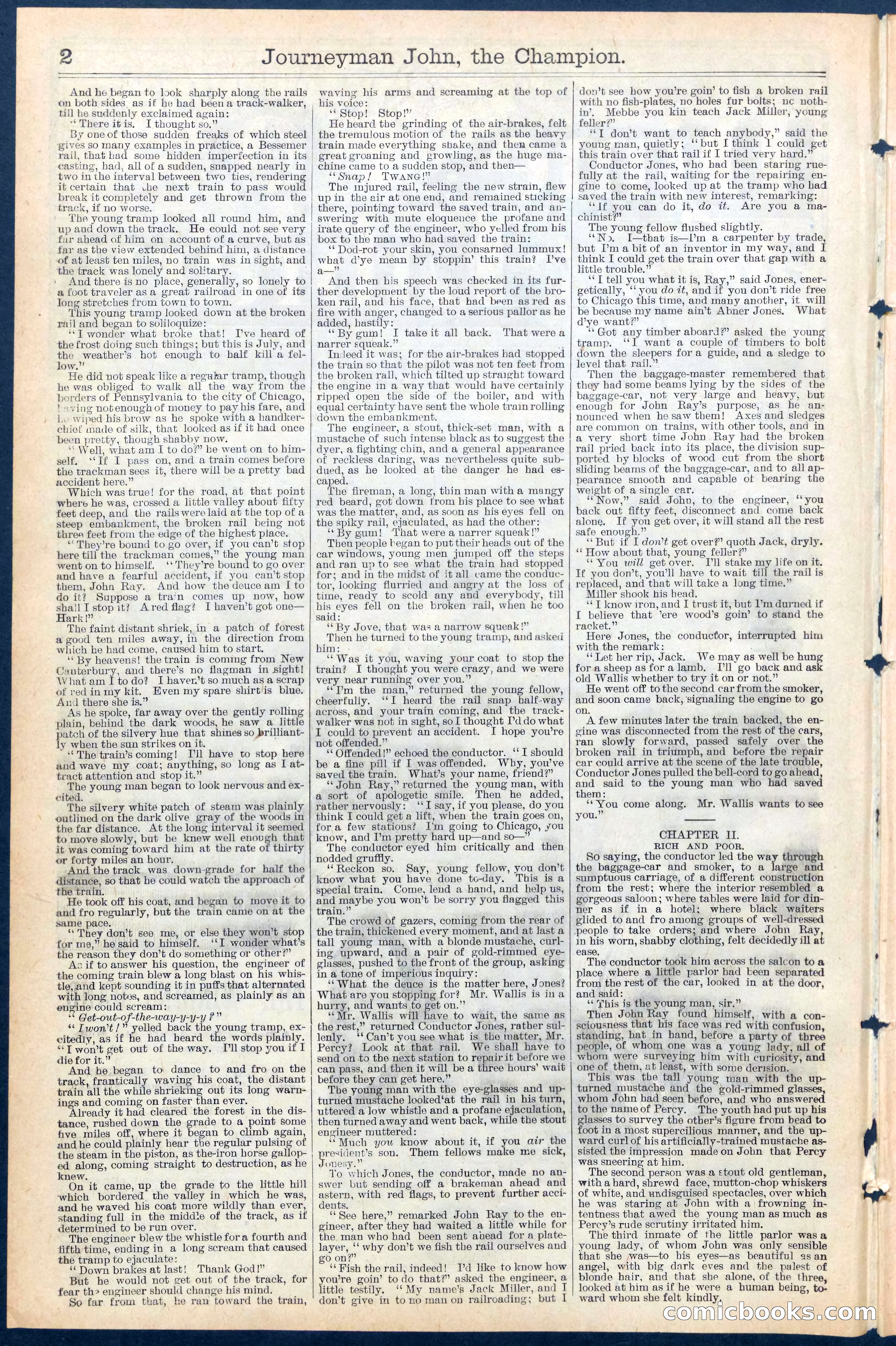 Beadle's New York Dime Library No. 445 — page 2 of 32