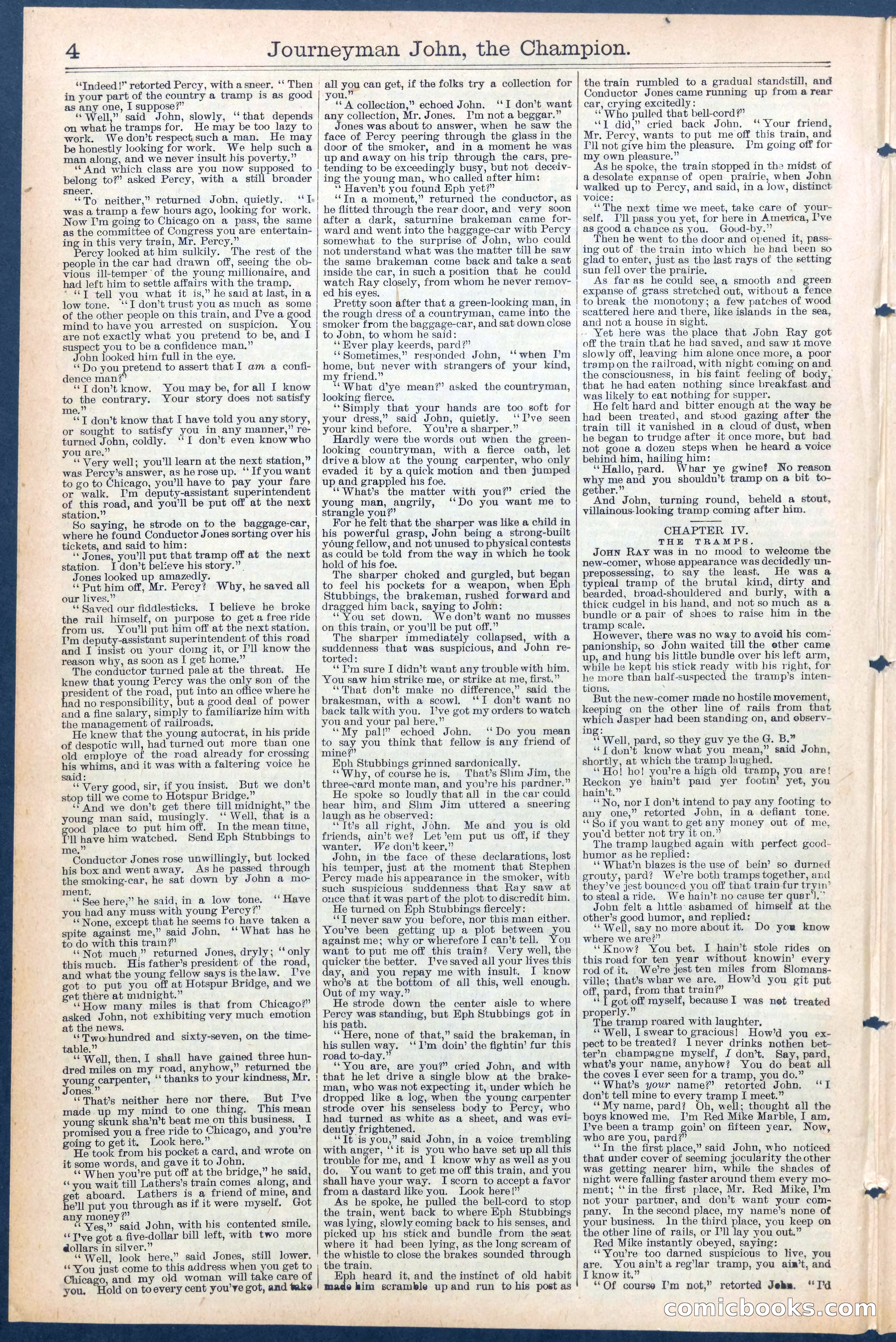 Beadle's New York Dime Library No. 445 — page 4 of 32