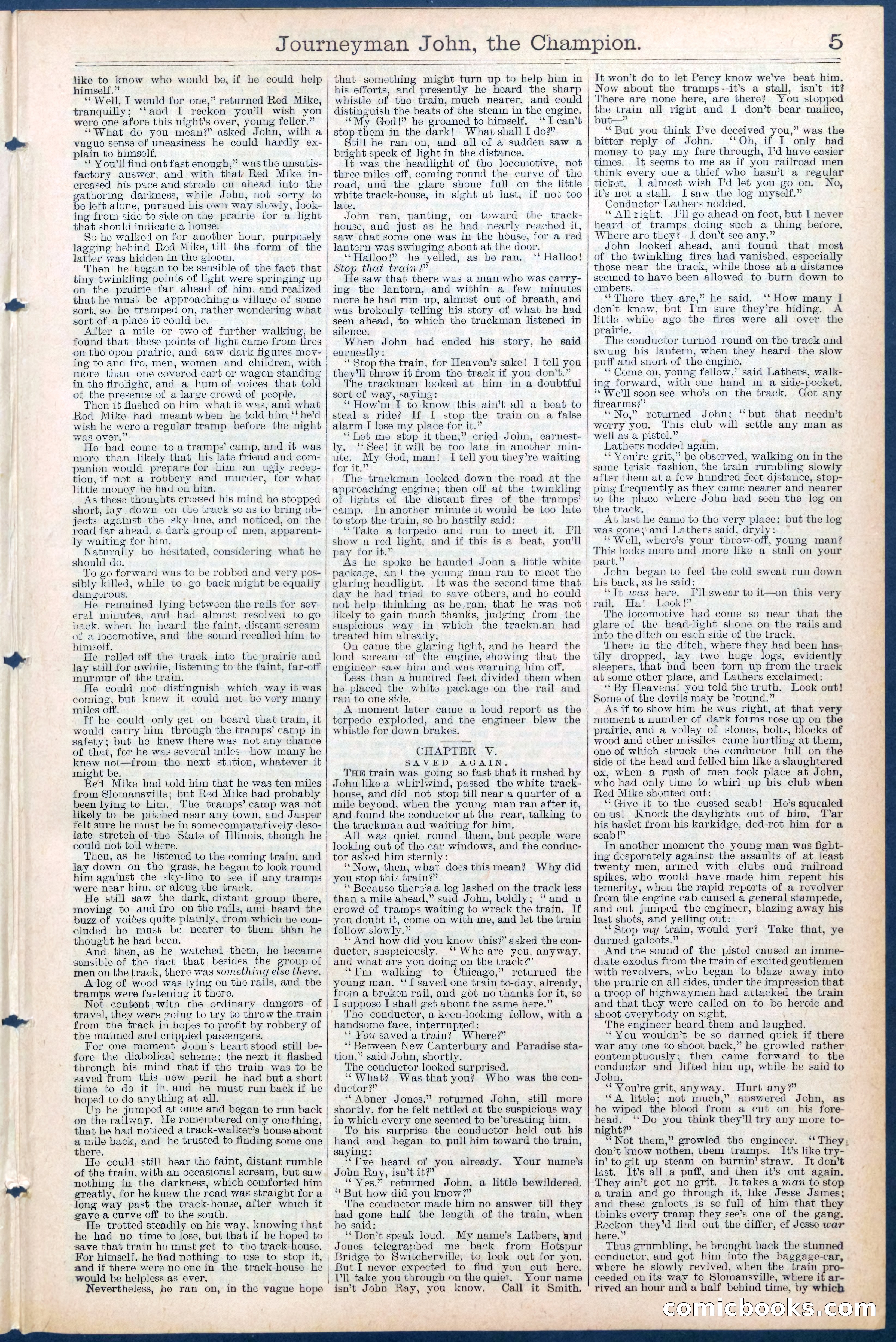 Beadle's New York Dime Library No. 445 — page 5 of 32