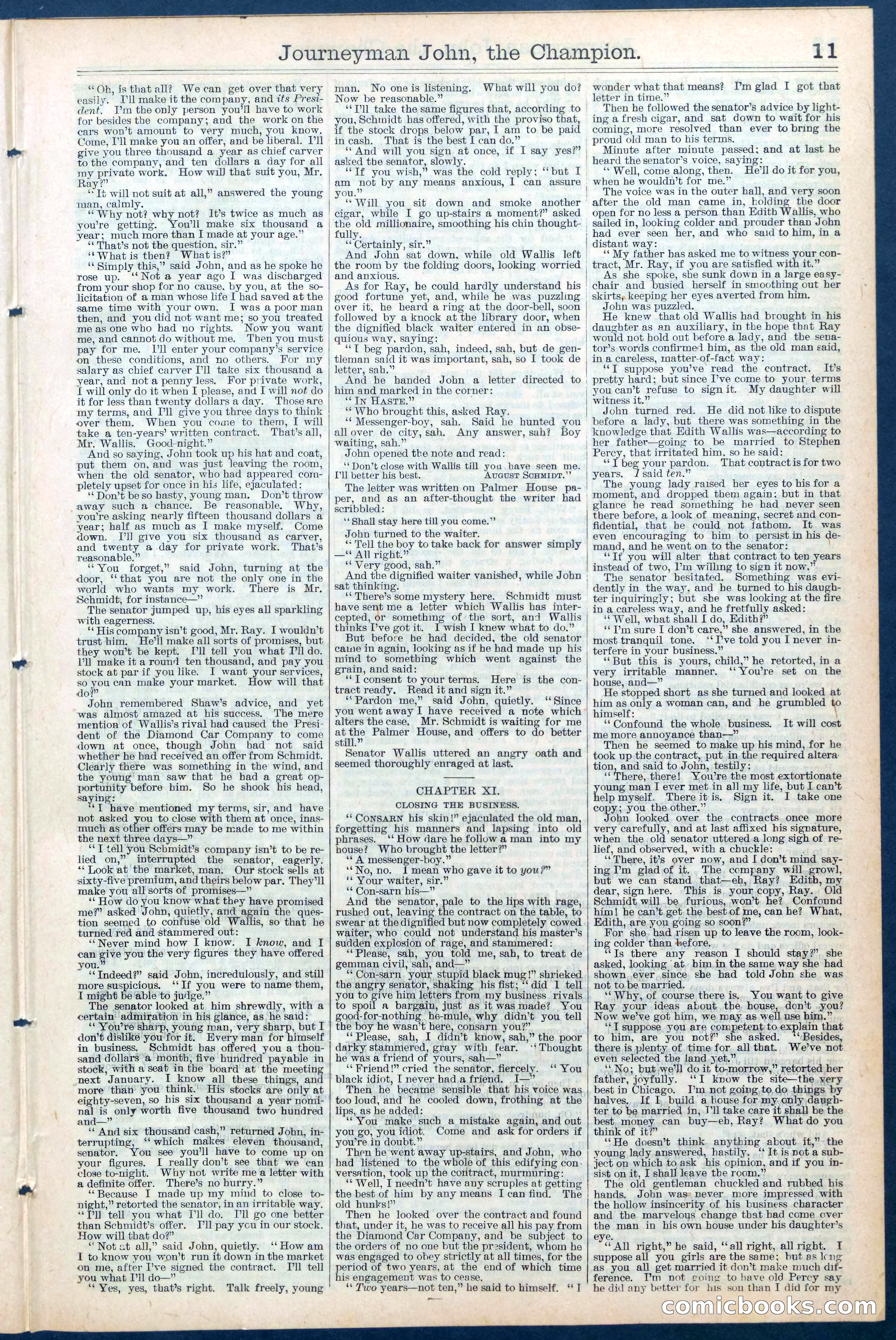 Beadle's New York Dime Library No. 445 — page 11 of 32