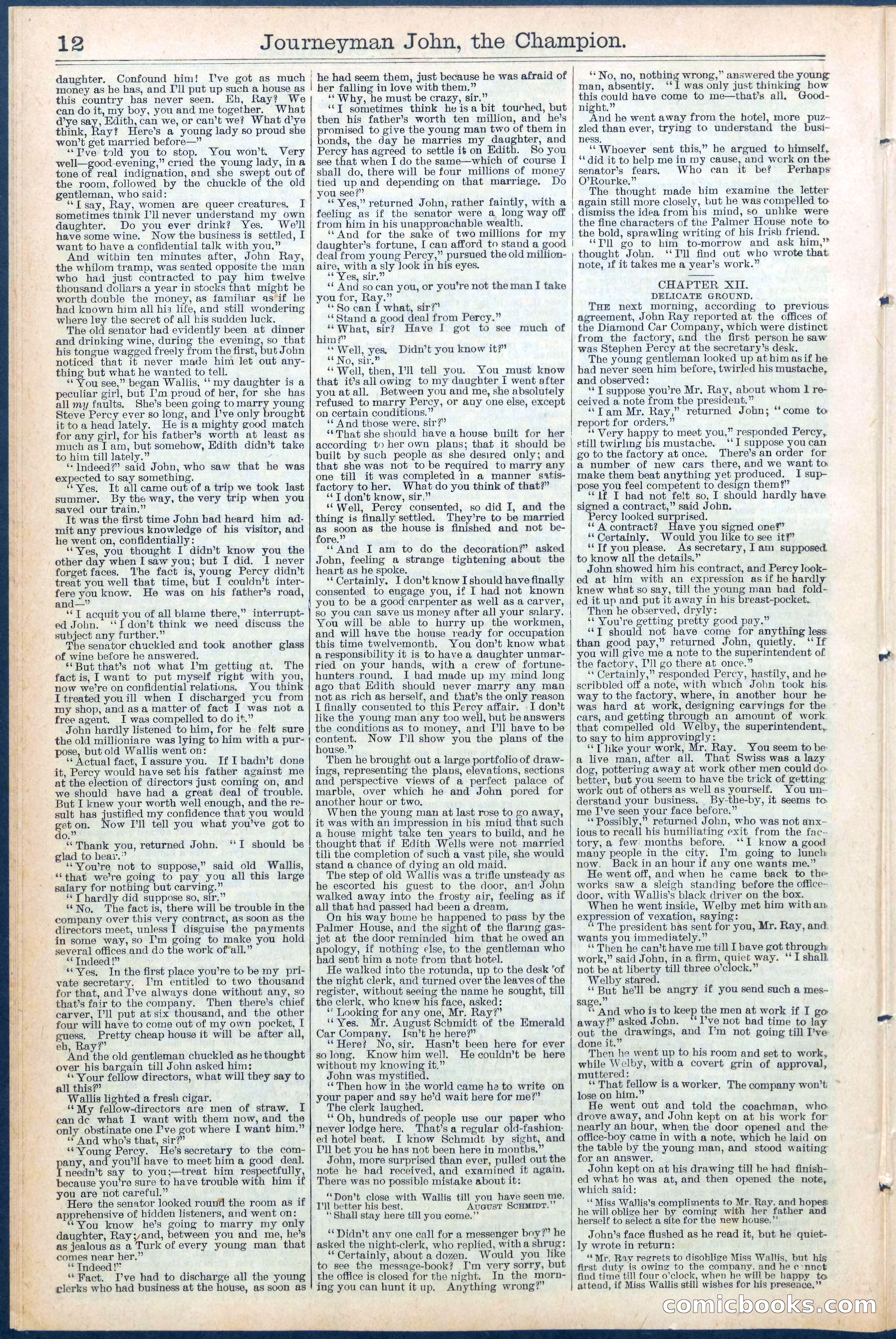 Beadle's New York Dime Library No. 445 — page 12 of 32