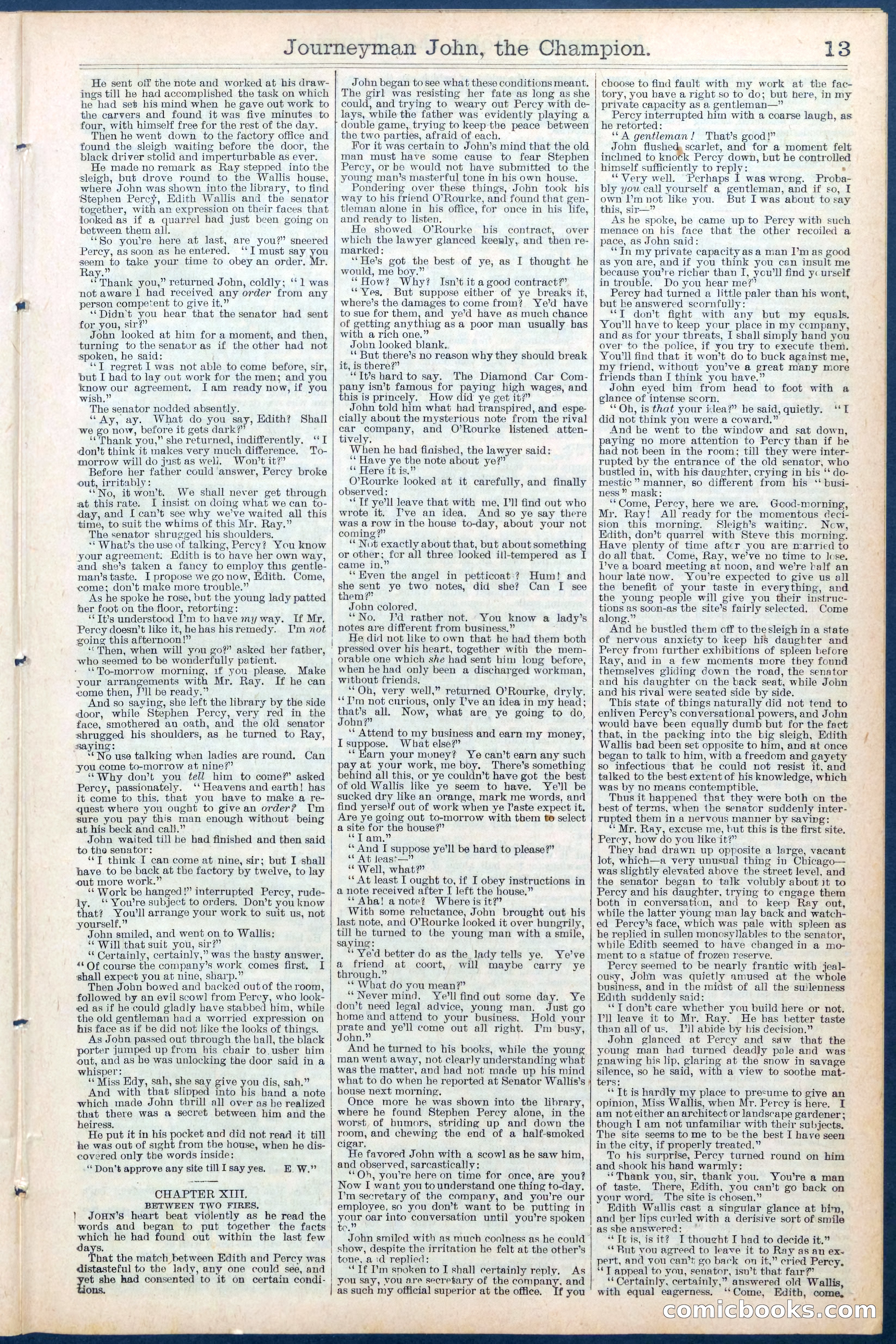 Beadle's New York Dime Library No. 445 — page 13 of 32
