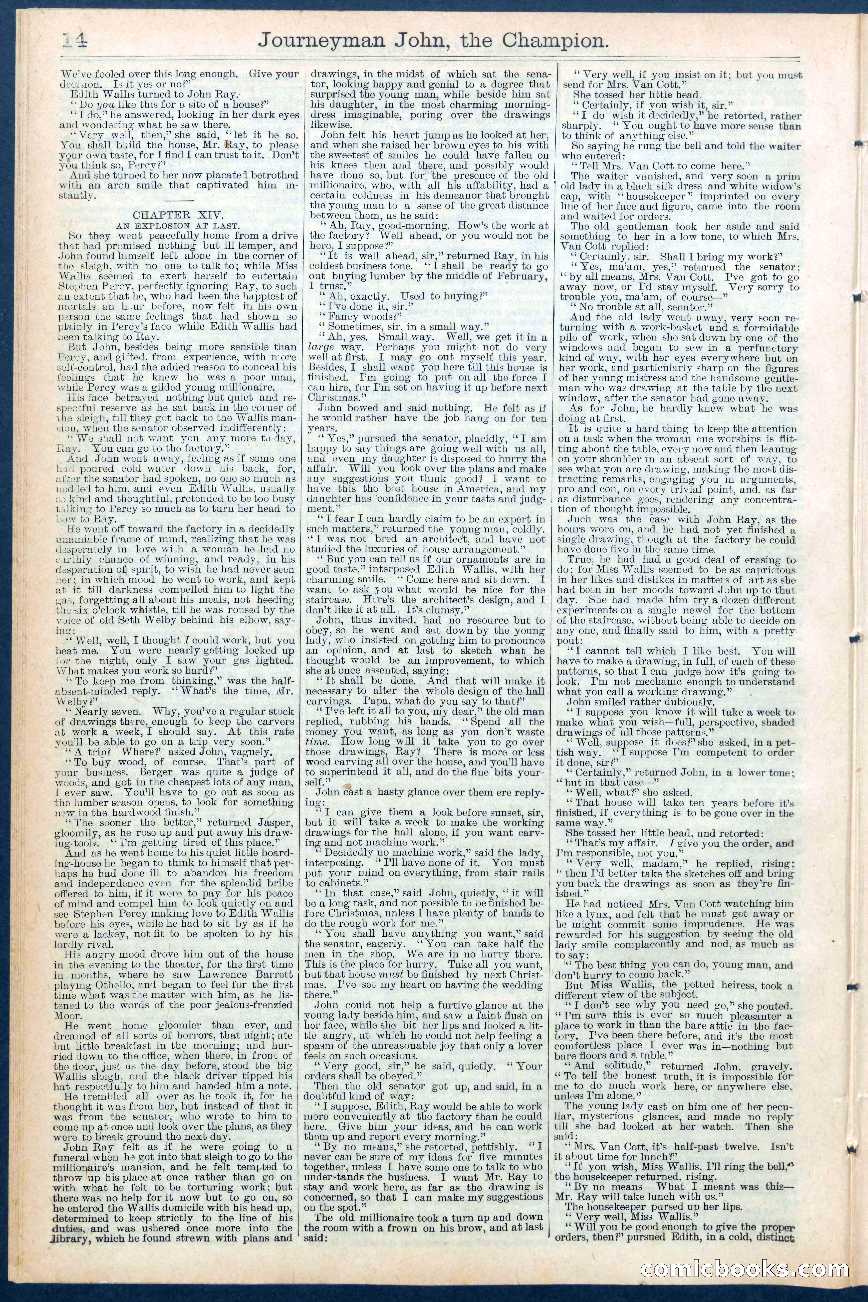 Beadle's New York Dime Library No. 445 — page 14 of 32