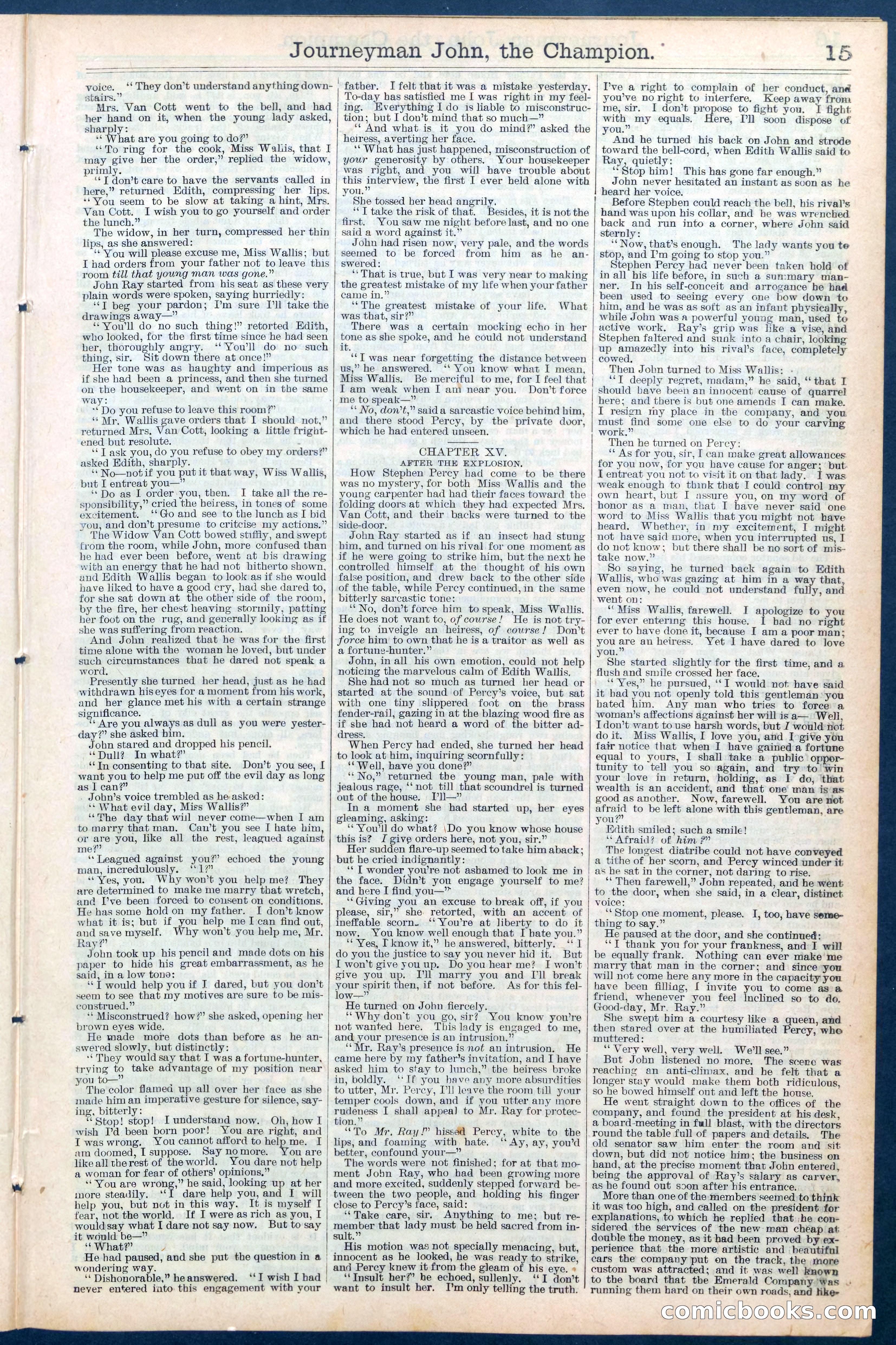 Beadle's New York Dime Library No. 445 — page 15 of 32